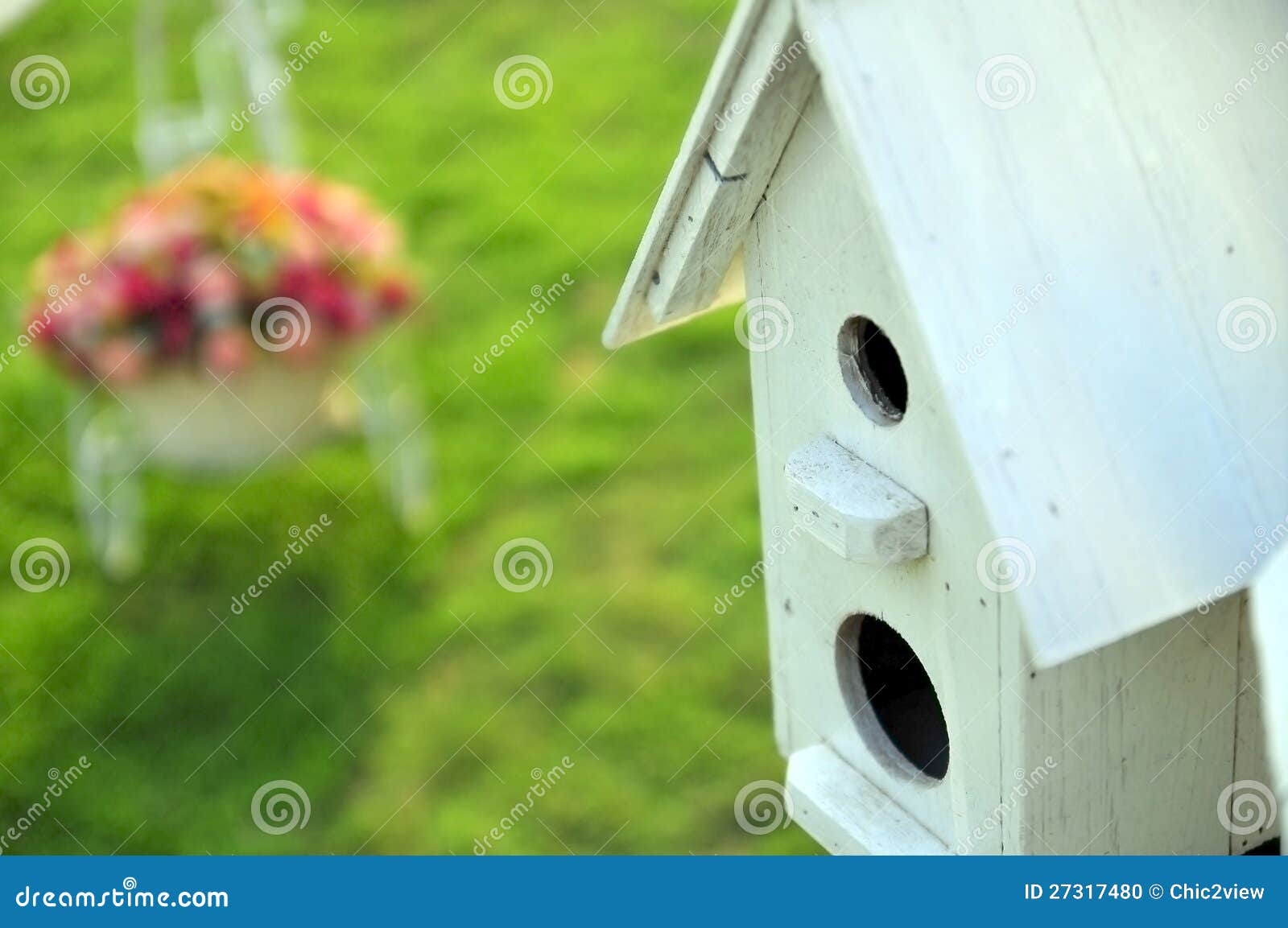 White House of Bird in Lawn Stock Photo Image of plantation, swallows