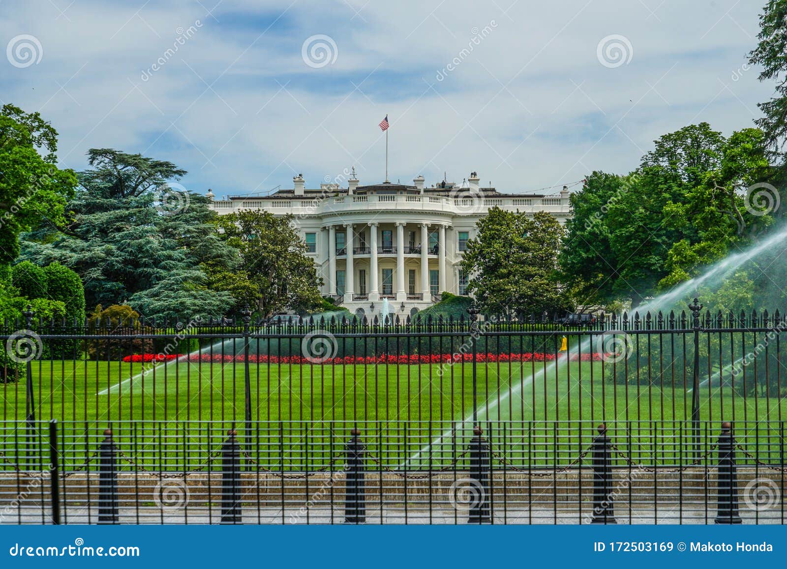 White House Washington Dc Stock Image Image Of Cage 172503169