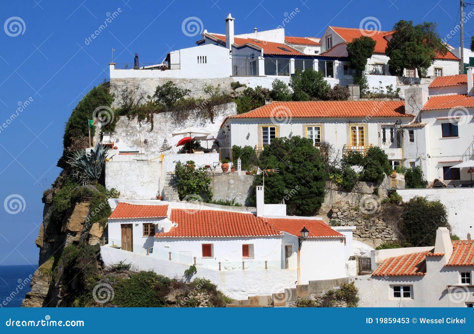 white houses of azenhas do mar, portugal