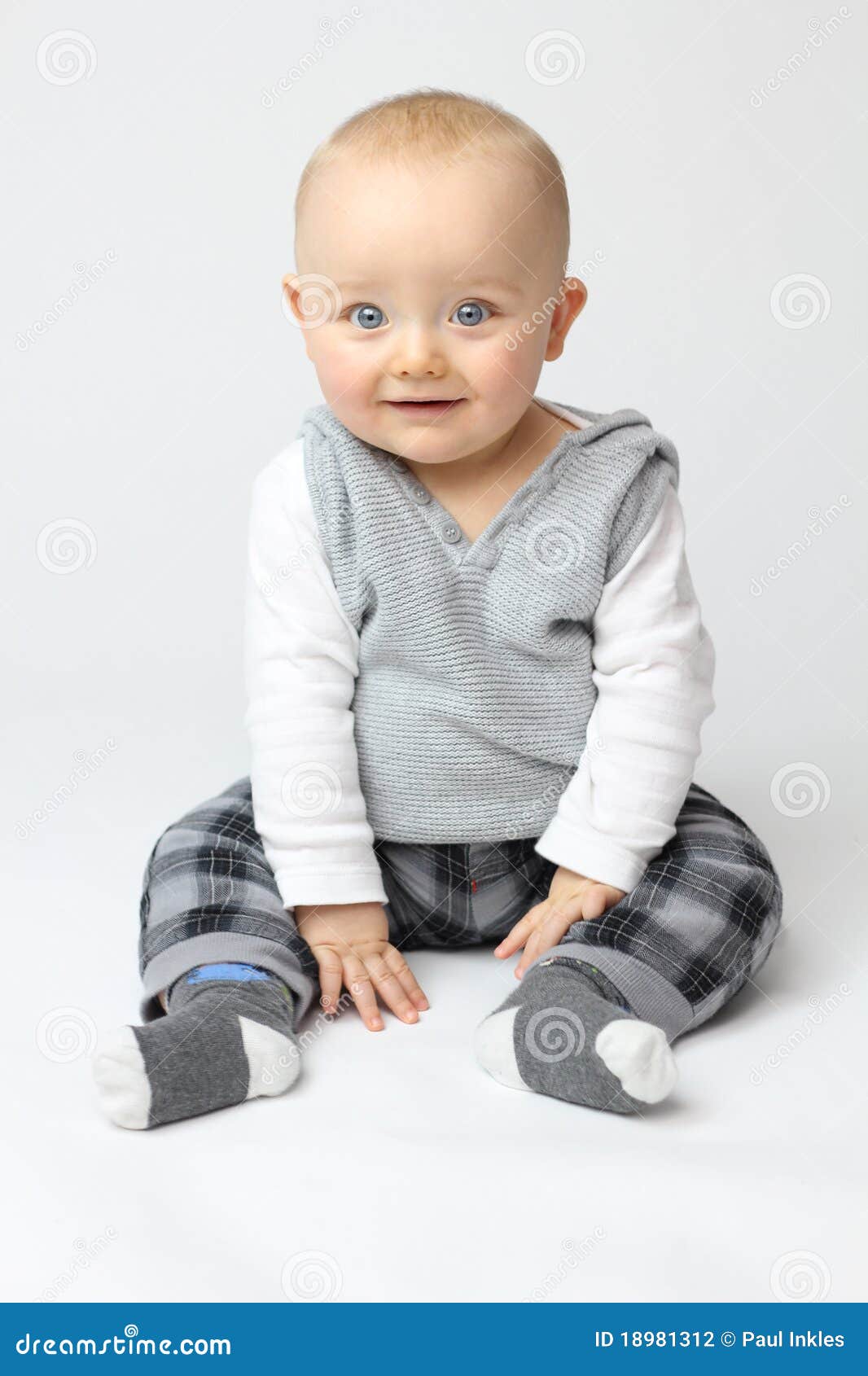 White Isolation of Baby stock photo. Image of boys, smile - 18981312
