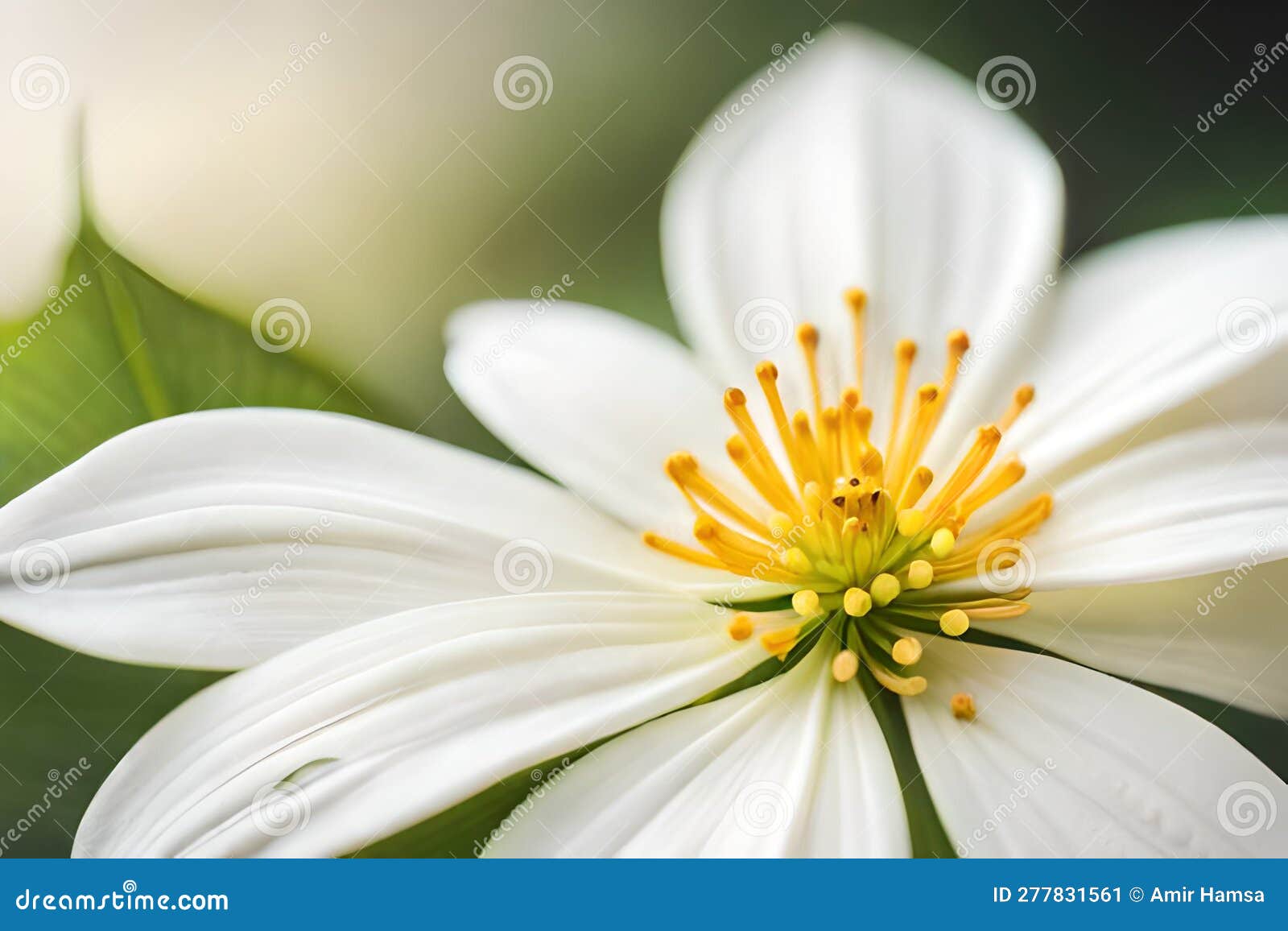 White jasmine flower stock illustration. Illustration of unassuming ...