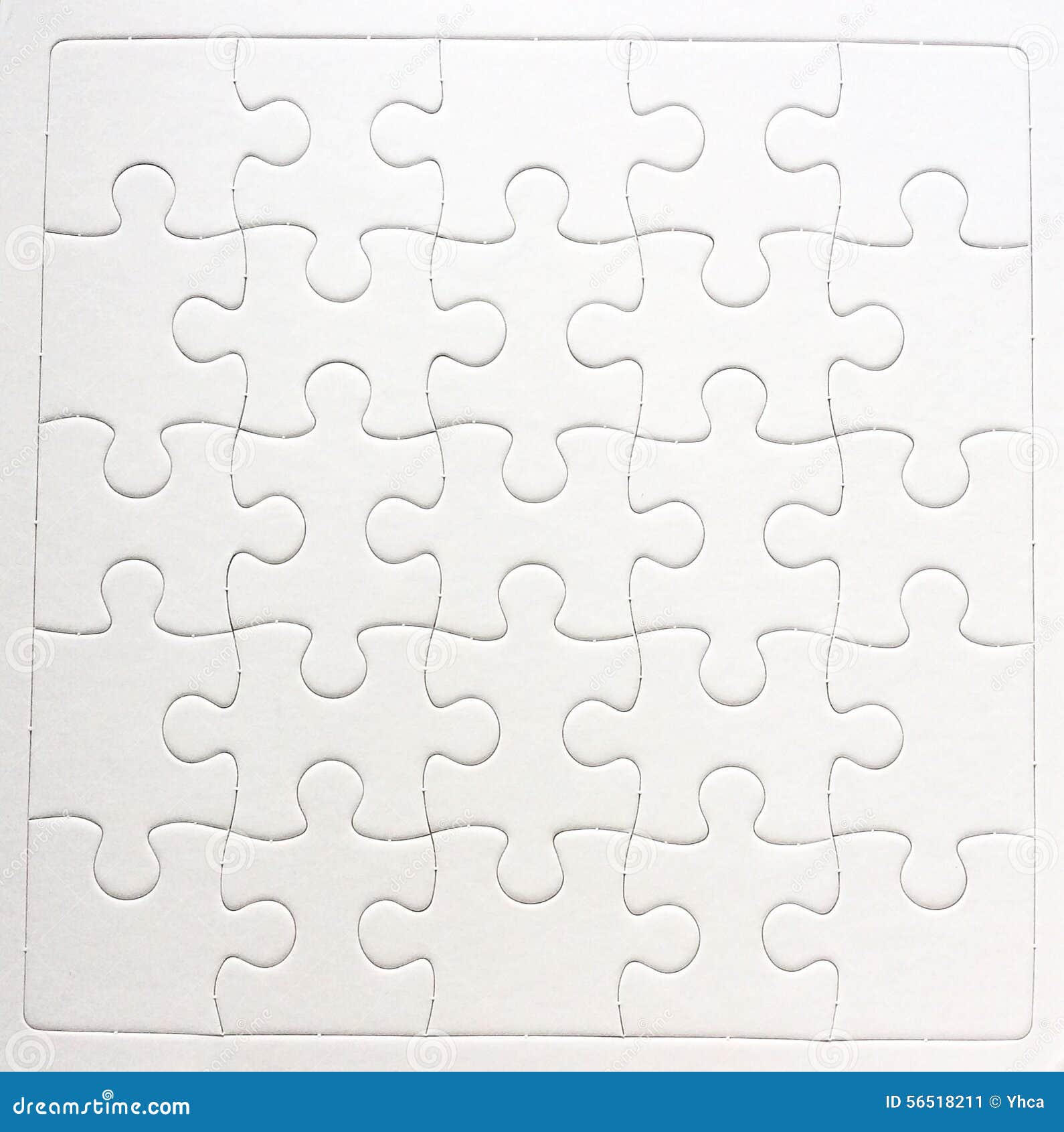 White jigsaw stock image. Image of blank, puzzle, jigsaw 56518211