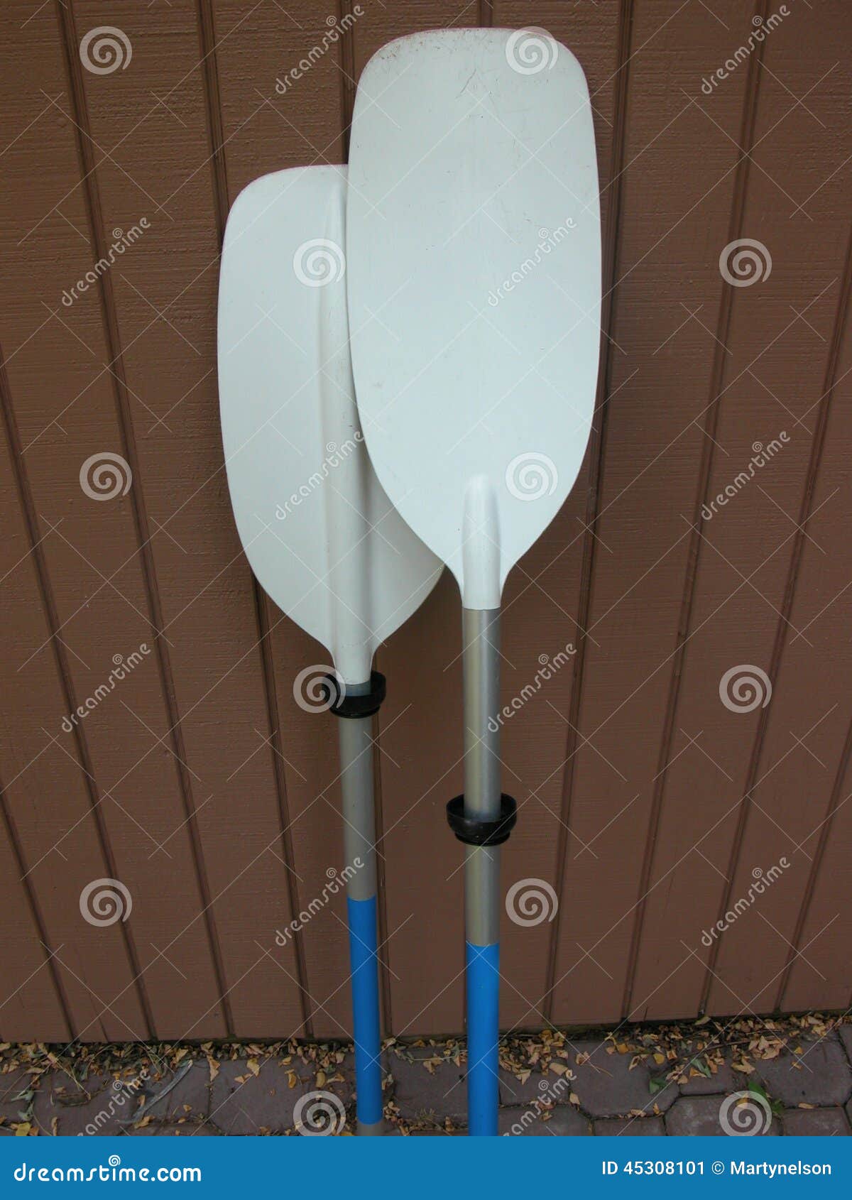 White Kayak Paddles stock image. Image of equipment, white 45308101