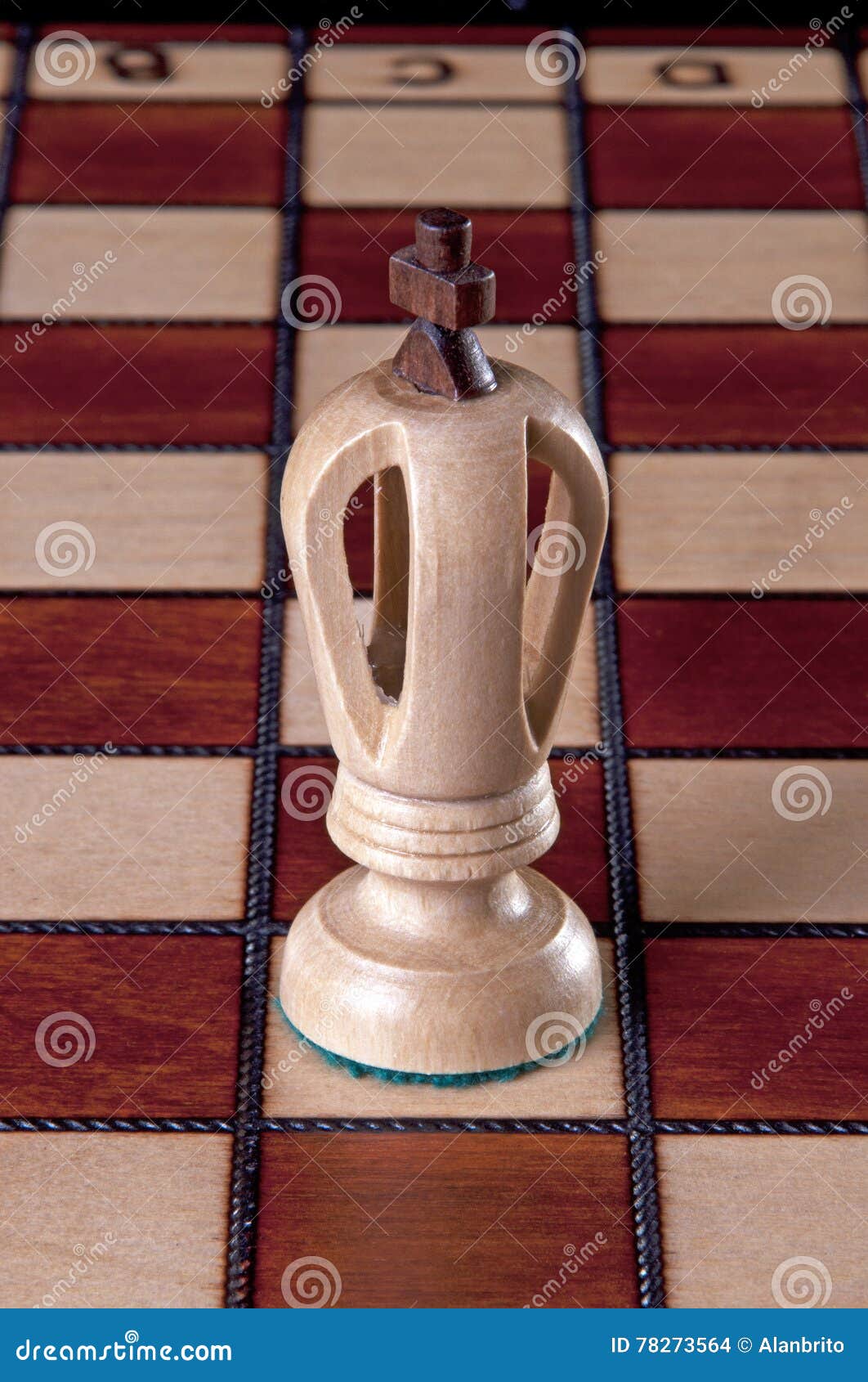 Smiley face on a rook chess piece