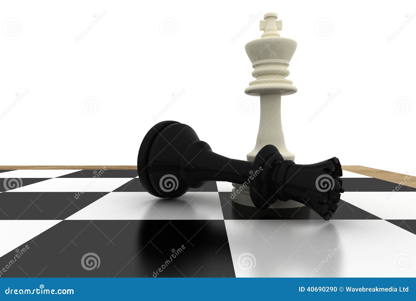 Red Queen Chess Standing Against Black Background Stock Photo