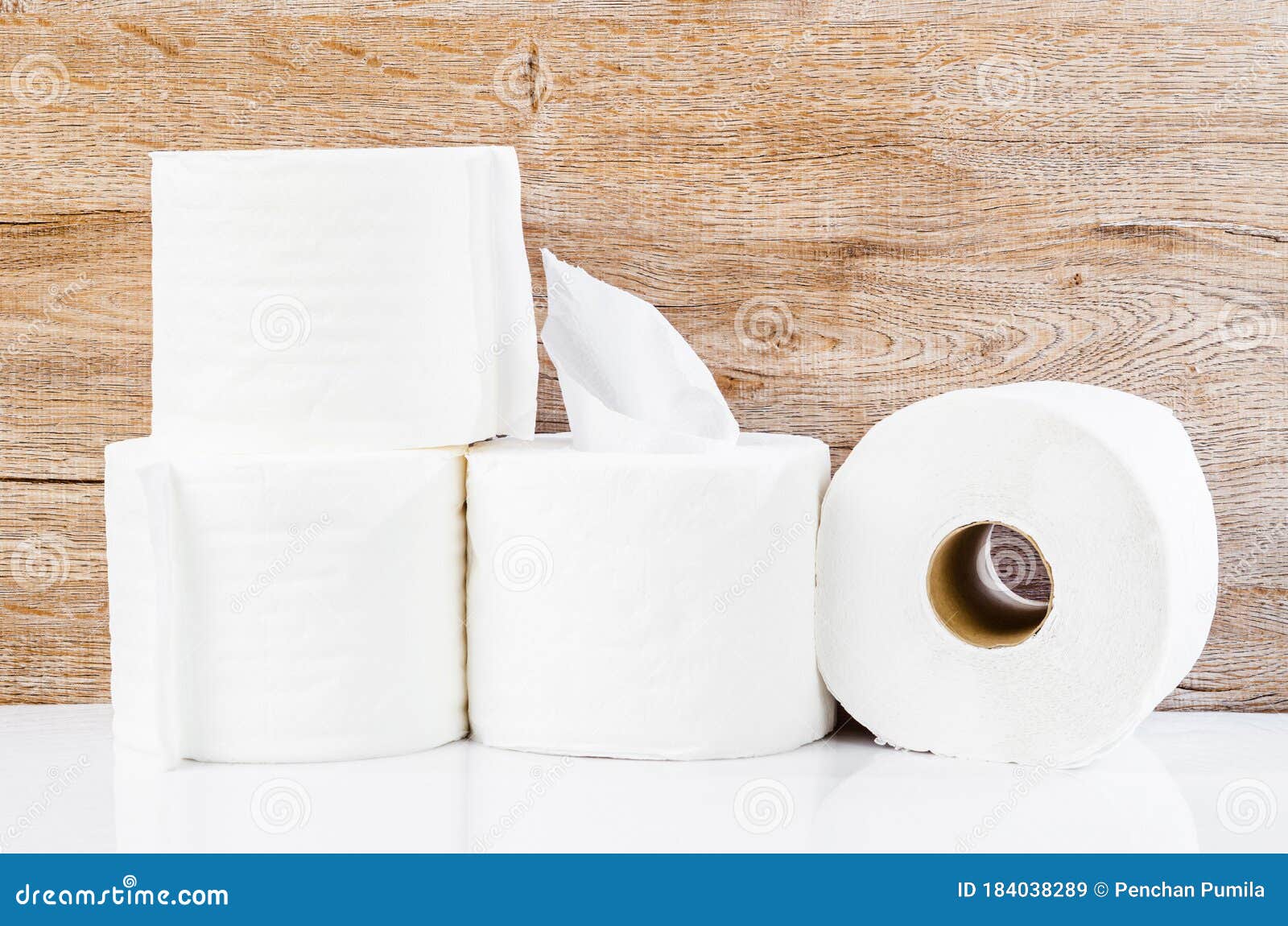 White Kitchen Paper Towel Toilet Paper Editorial Stock Image Image