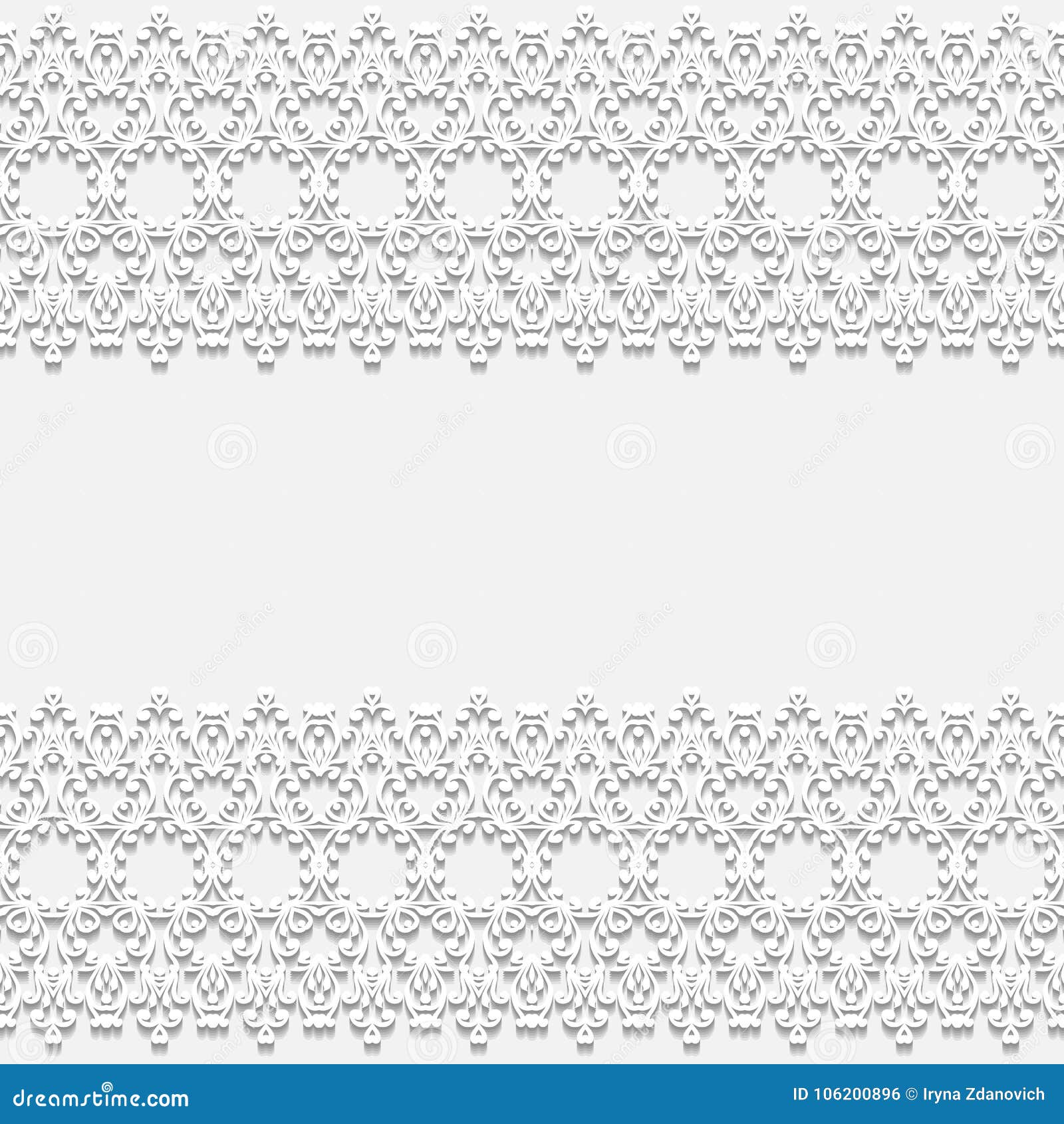 Download White Lace Borders With Shadow, Ornamental Paper Lines ...
