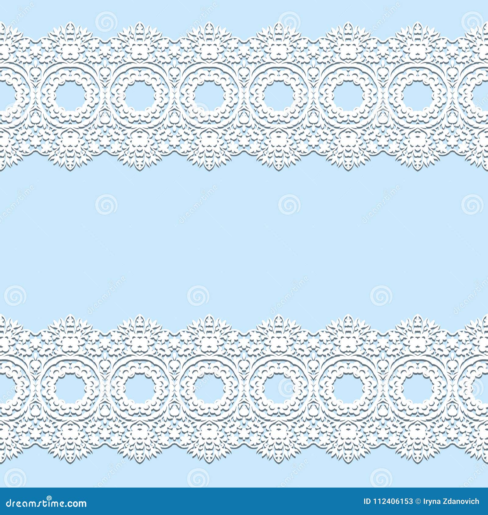 Download White Lace Borders With Shadow, Ornamental Paper Lines ...