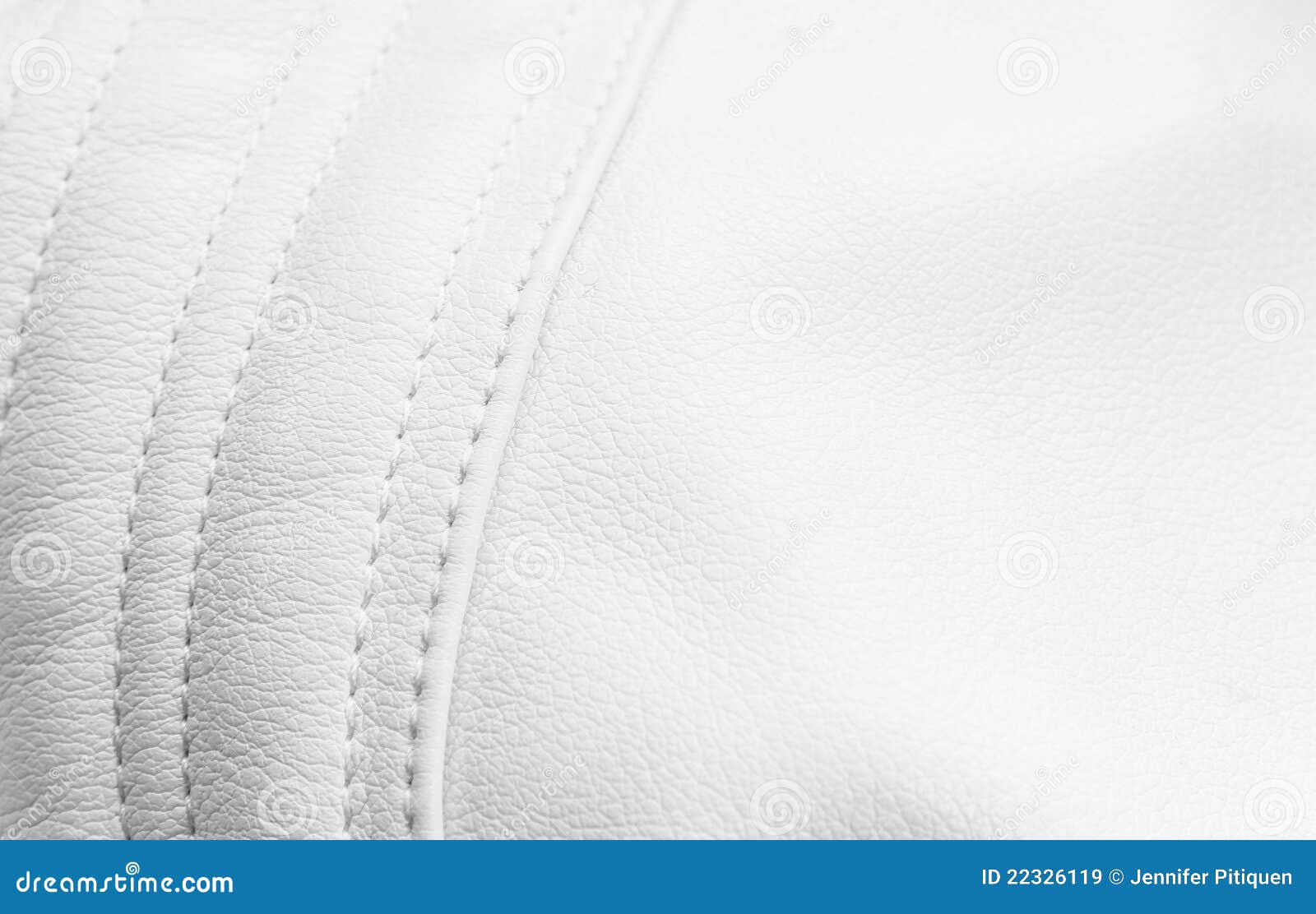 White Leather stock image. Image of stitching, stitched 22326119