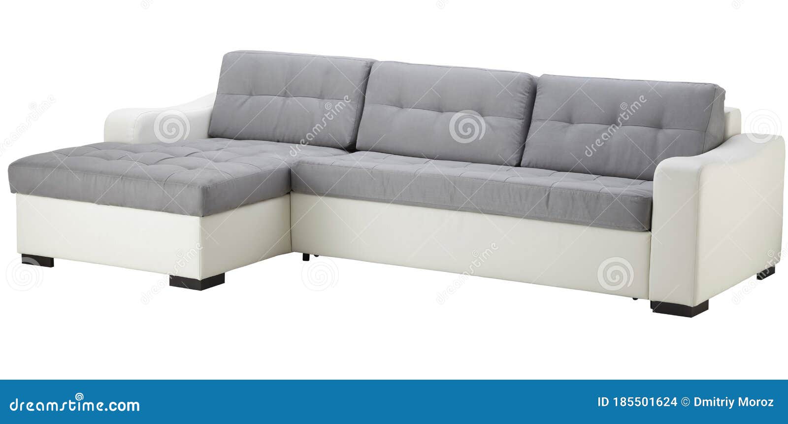 White leather corner sofa stock photo. Image of furniture 185501624