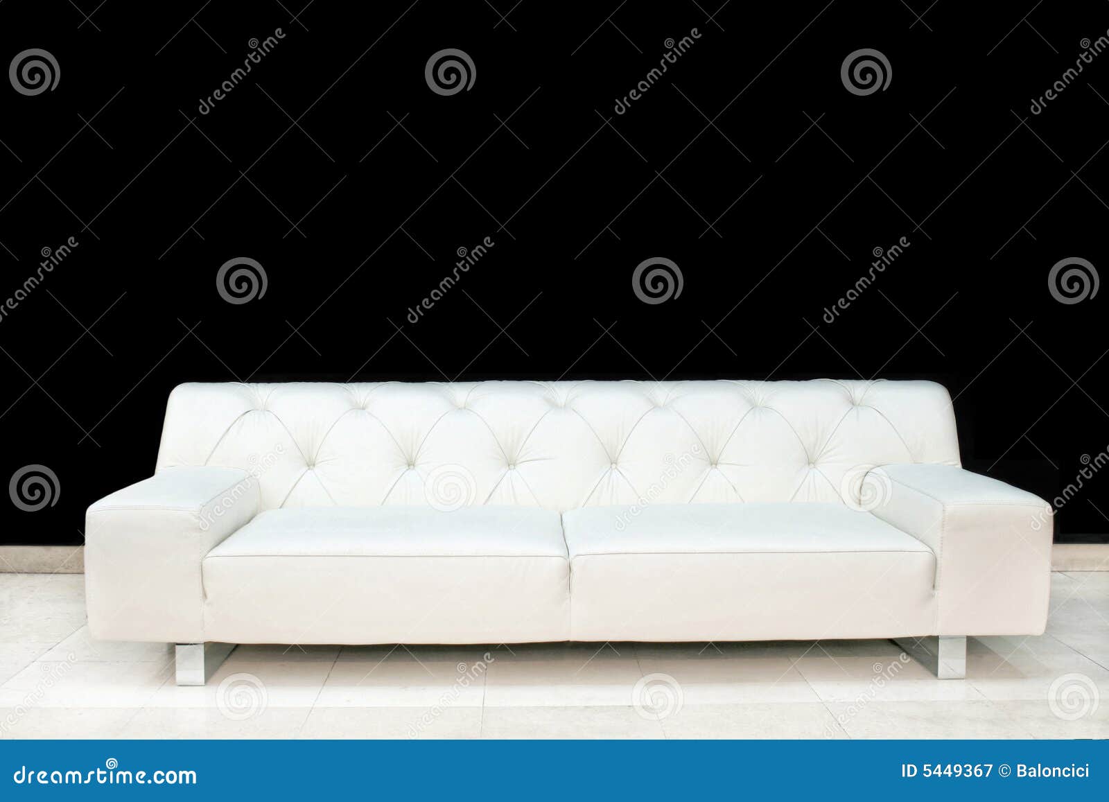 White leather sofa stock image. Image of modern, comfort 5449367