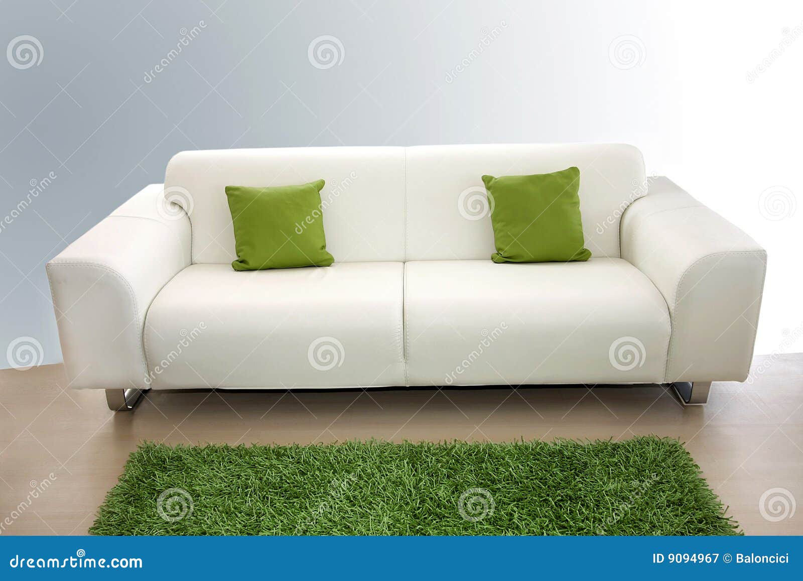 White leather sofa stock image. Image of contemporary 9094967