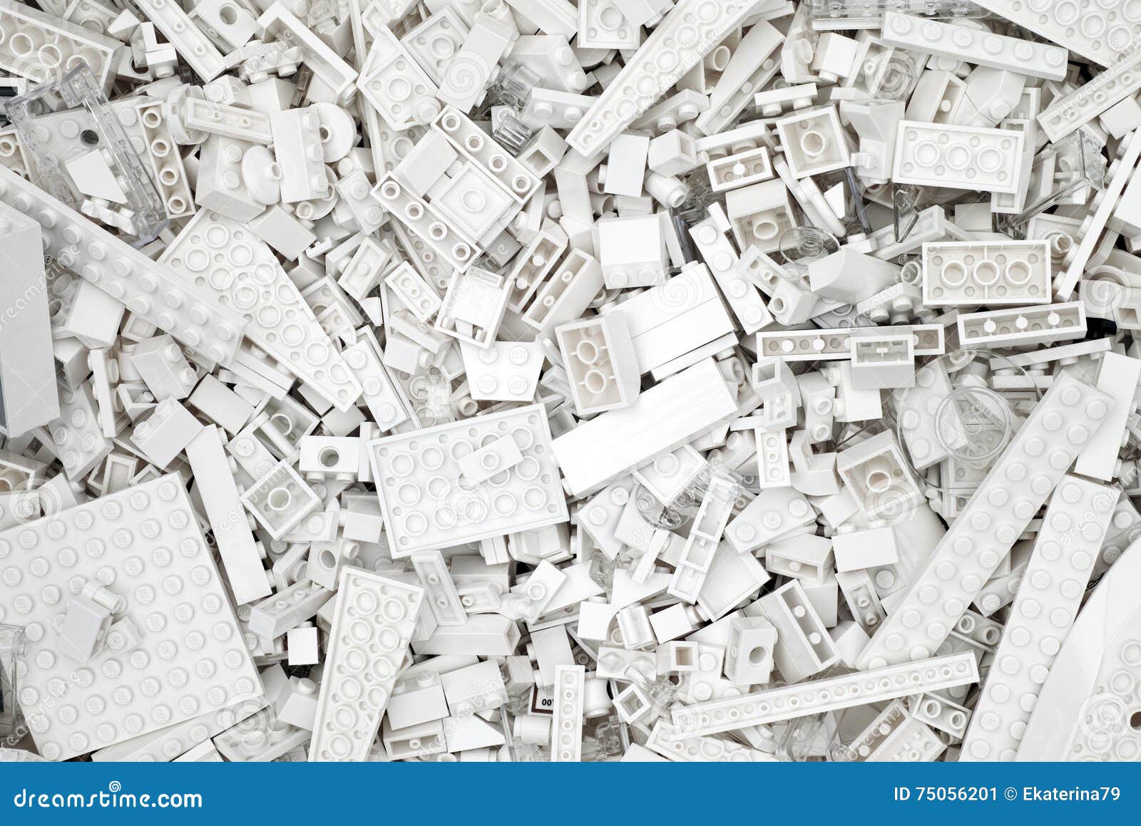 White Lego Blocks, Bricks And Pieces Editorial Photo ...