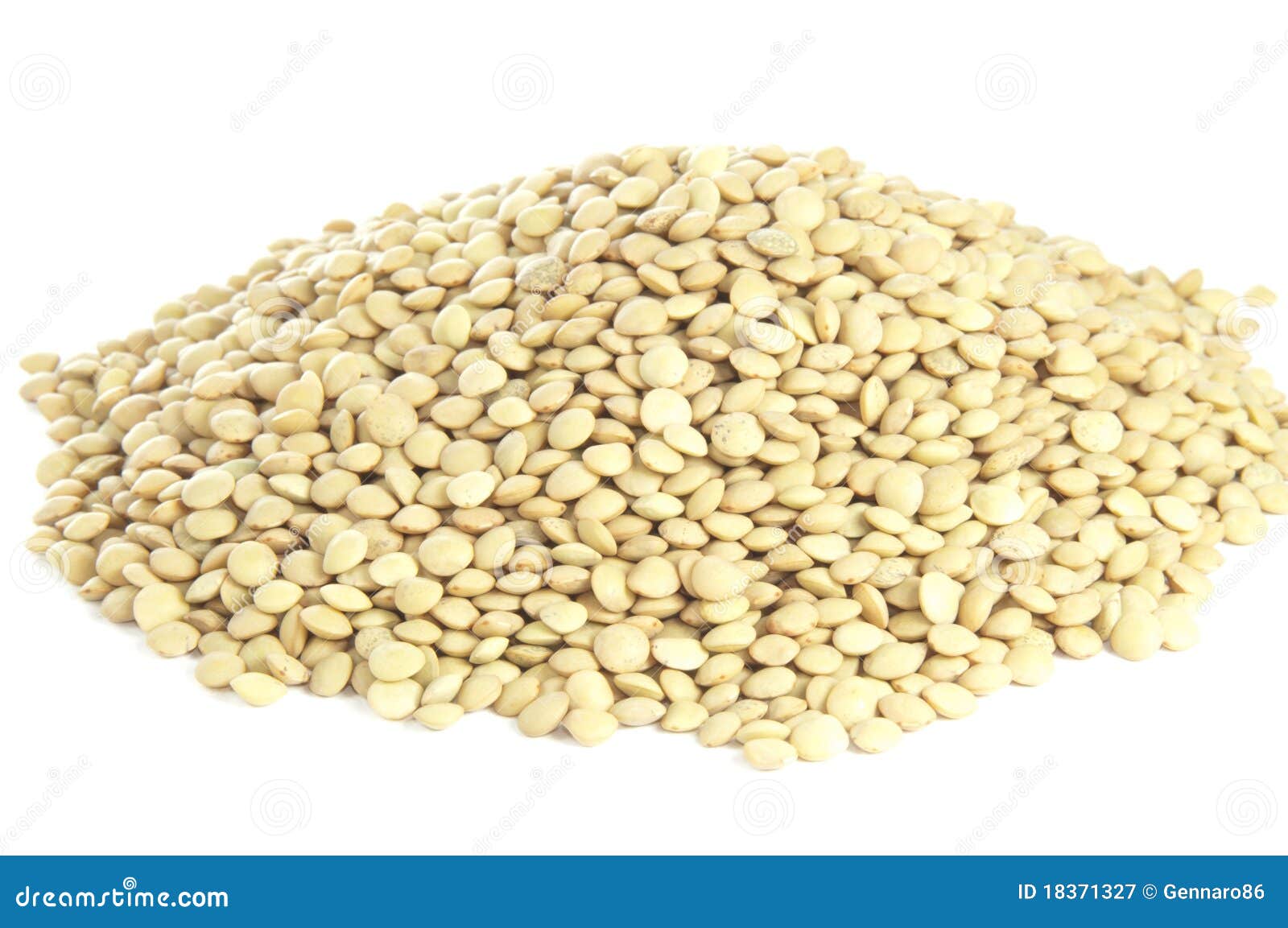White Lentils Royalty Free Stock Photography Image 18371327