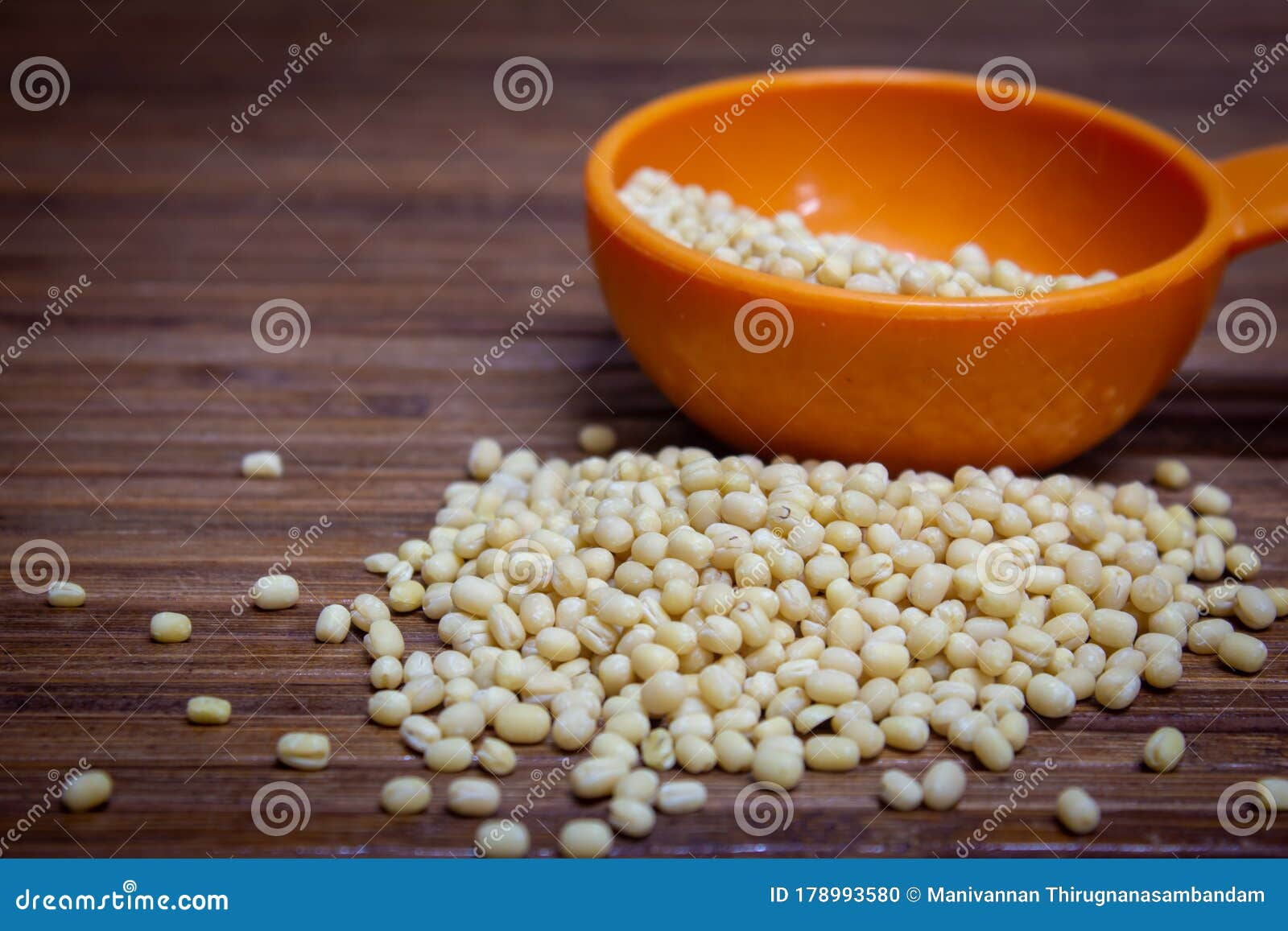 White Lentils on a Wooden Background Stock Photo Image of ingredient