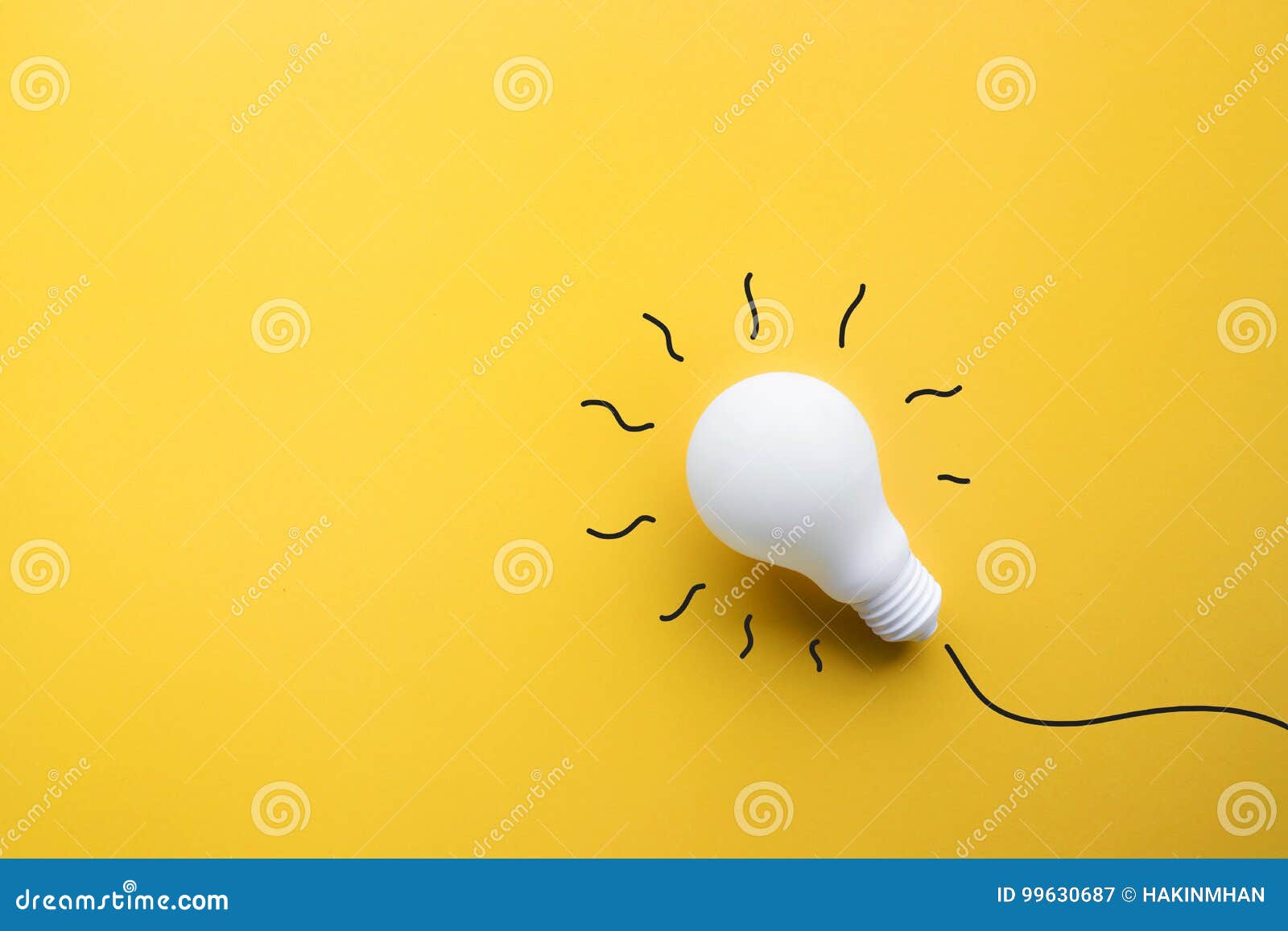 white lightbulb on pastel color background.ideas creativity