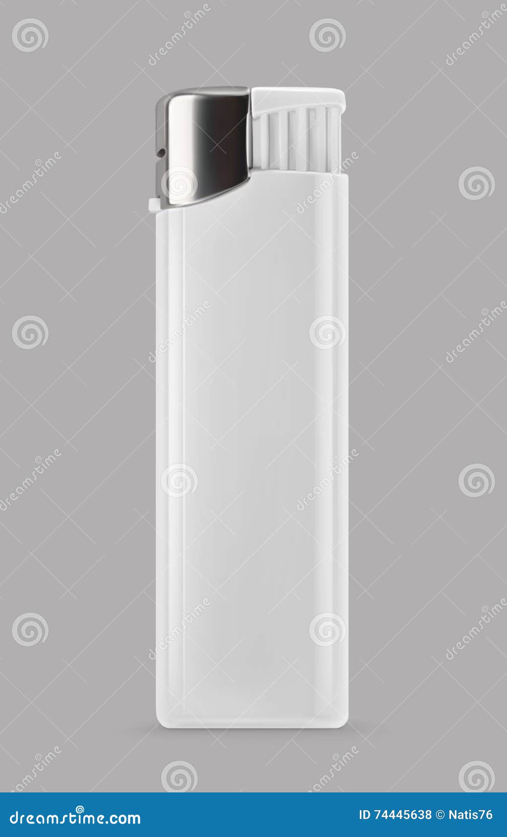 Download White lighter mockup stock illustration. Illustration of ...