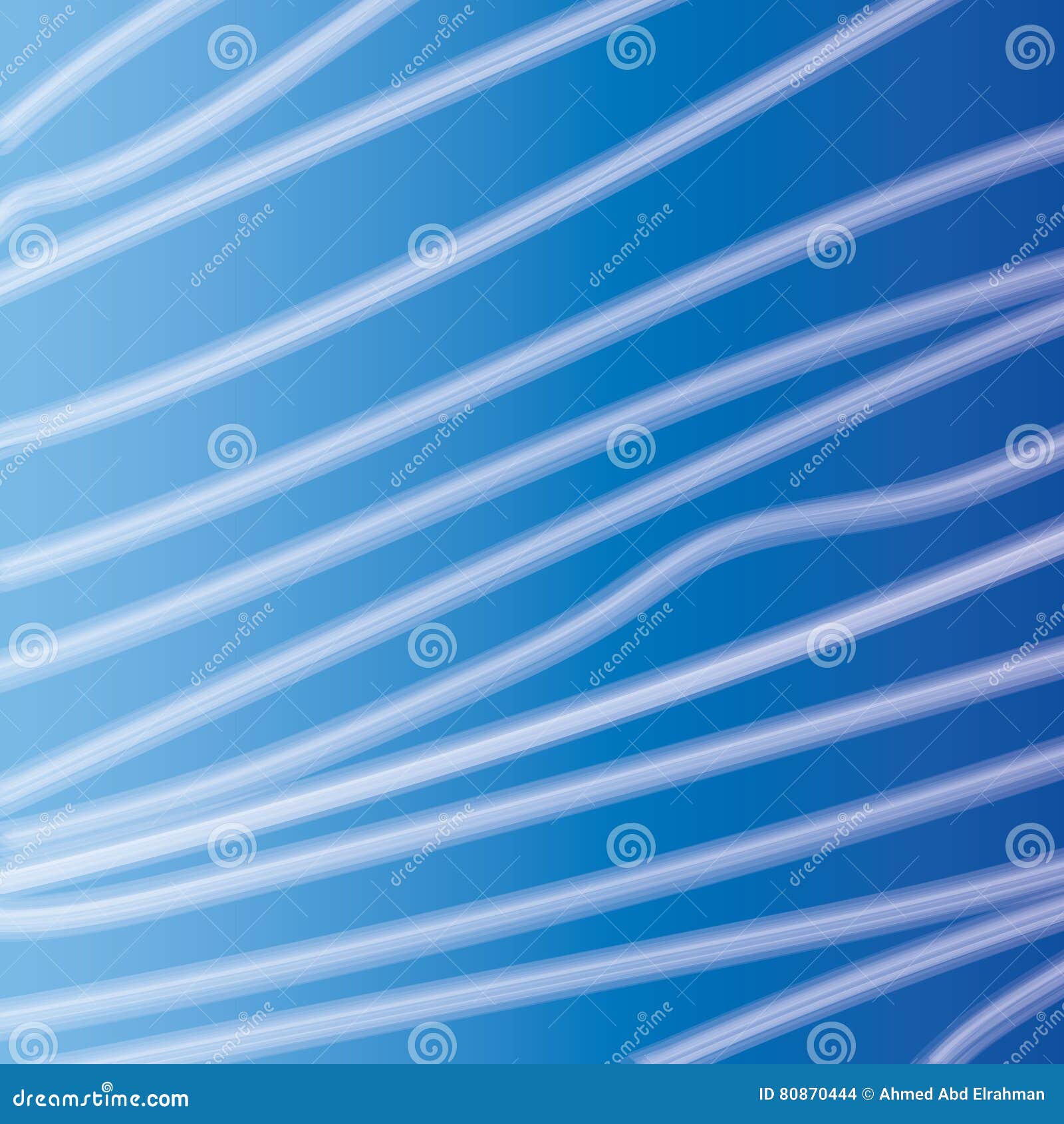 White Lines on Blue Background Stock Vector Illustration of