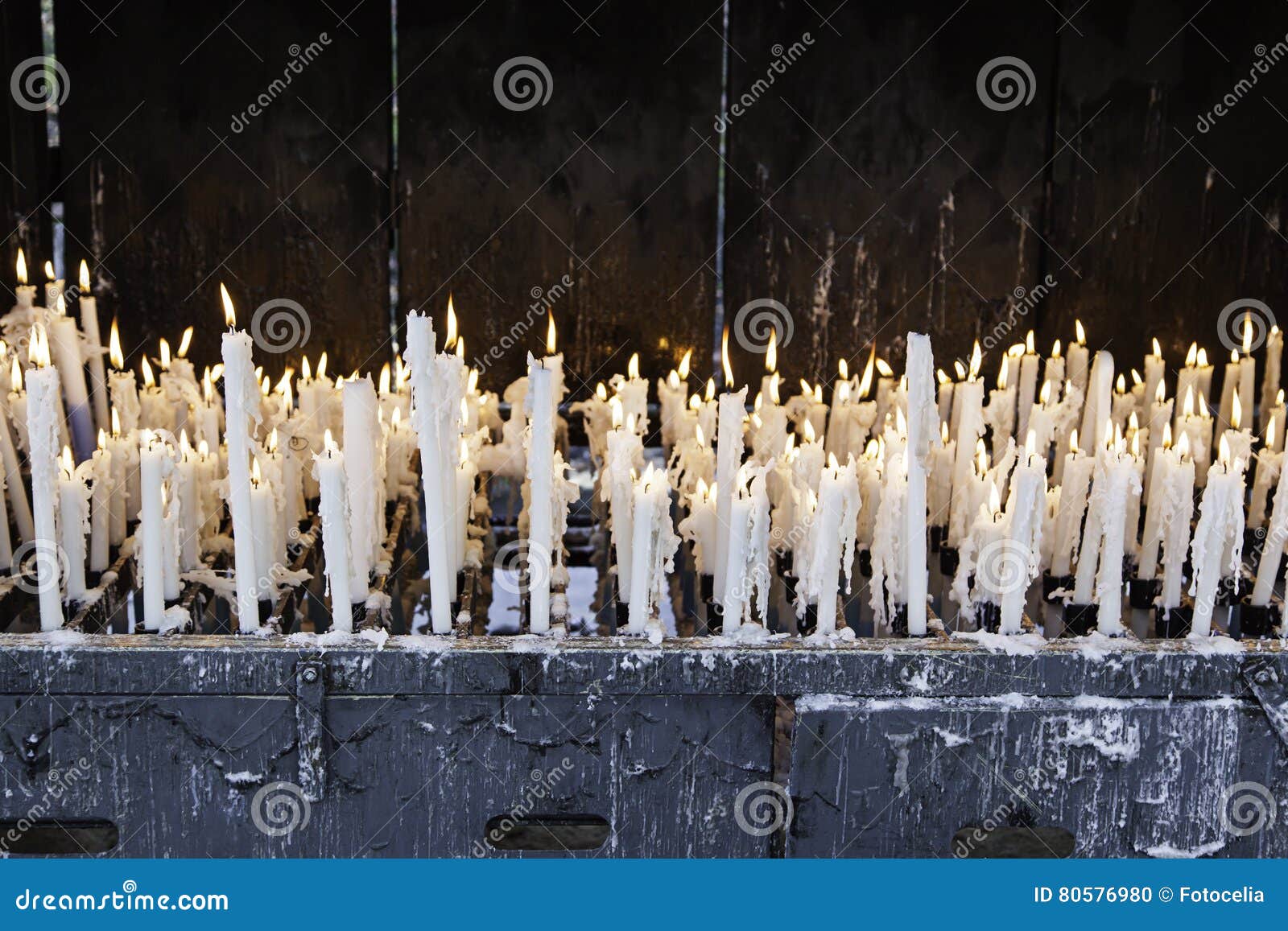White lit candles stock photo. Image of candle, antique 80576980