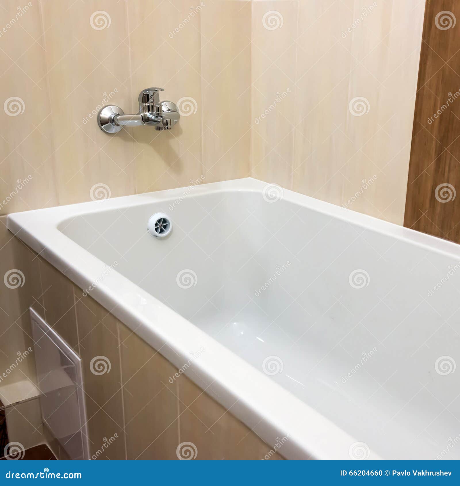 White Luxury Bathtub in Bathroom Stock Photo Image of ceramic