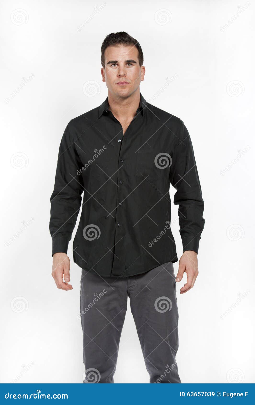 Buy Men Black Slim Fit Formal Full Sleeves Formal Shirt Online - 201047 |  Peter England