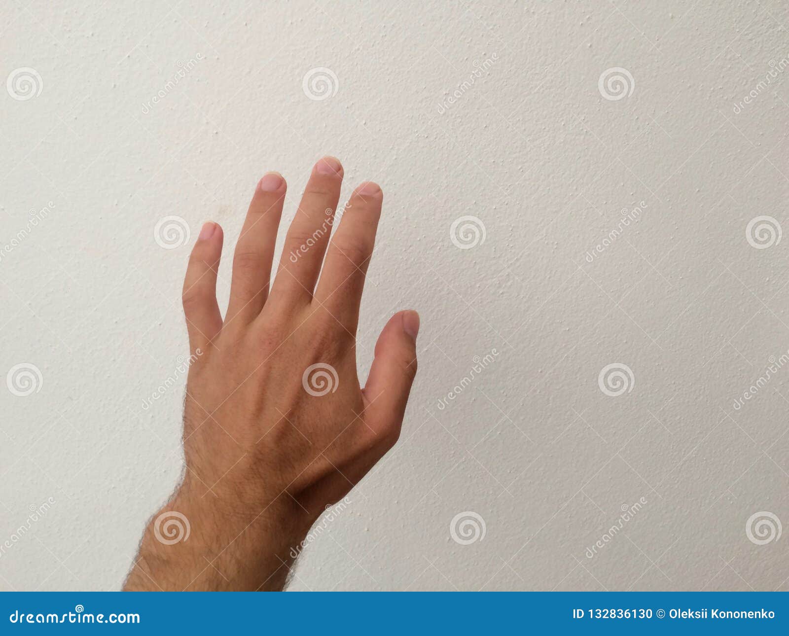 White Man`s Palm, Hand on a White Background, Back of the Hand, Part of the  Body, Part of the Hand, Hair on Th Stock Photo - Image of mans, hand:  132836130
