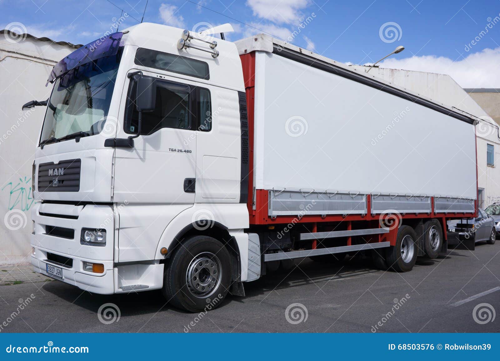 A White MAN Truck editorial photo. Image of industry - 68503576