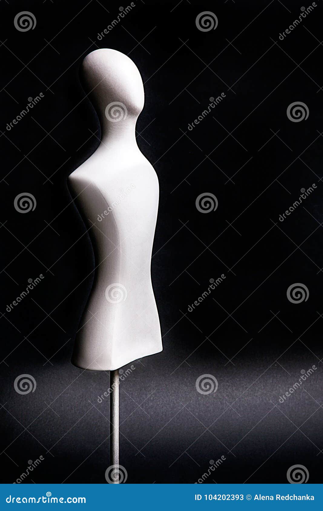 White Mannequin on the Black Background. Stock Image Image of body, fashion 104202393