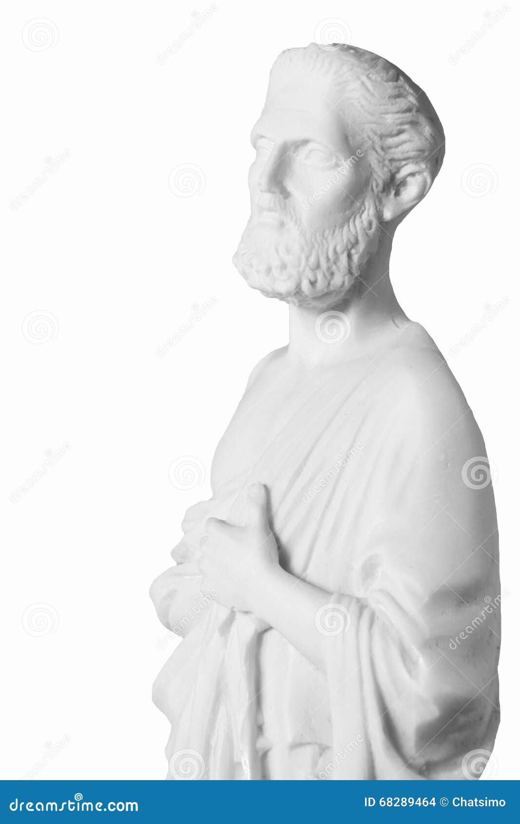 Estia Creations Hippocrates Bust Scultura Greca Padre della Medicina Moderna Aged Patina Statue 