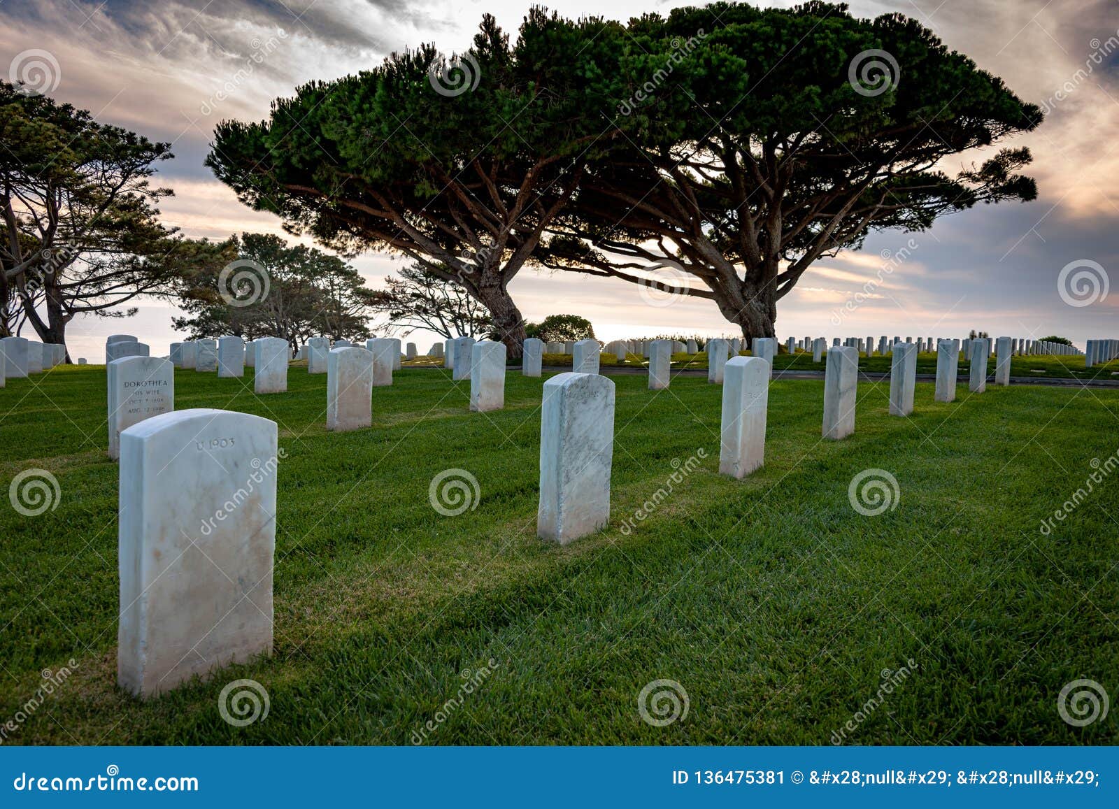 Grave Markers In Donegal Cemetery Donegal Ireland Editorial Image