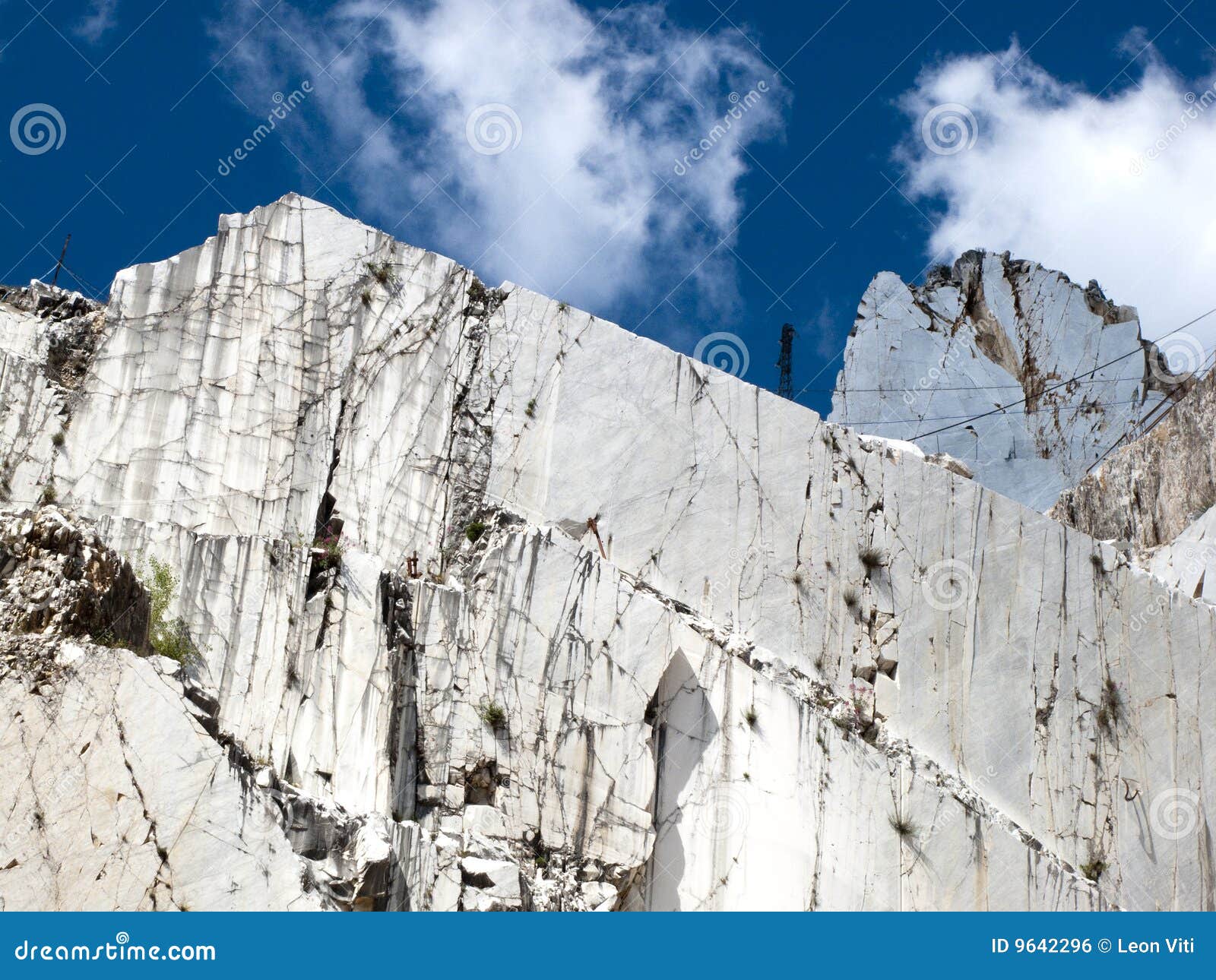 White Marble Quarry in Marina Di Carrara Stock Photo Image of