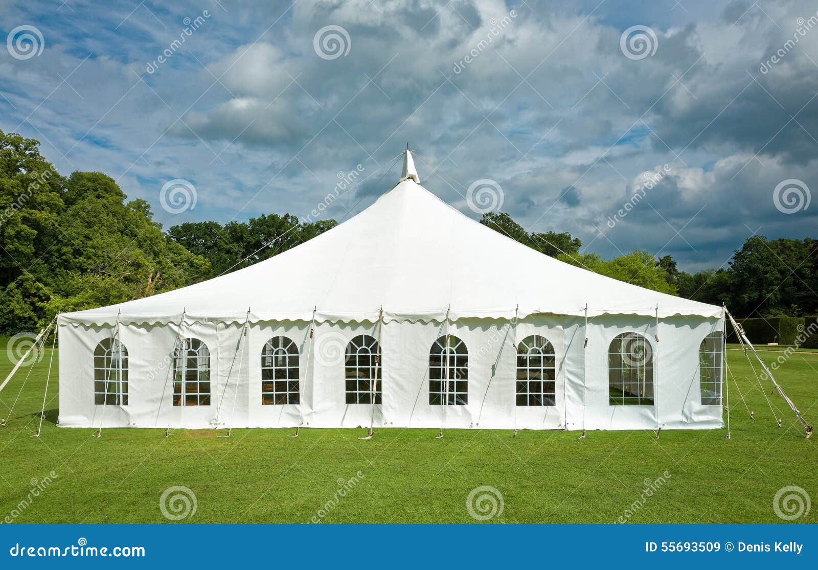 white marquee event tent