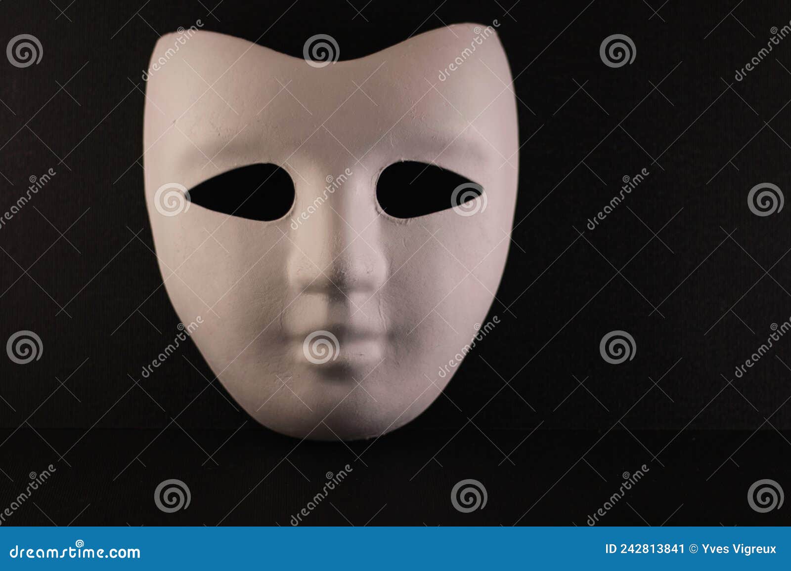 White Mask with Blonde Hair - wide 8