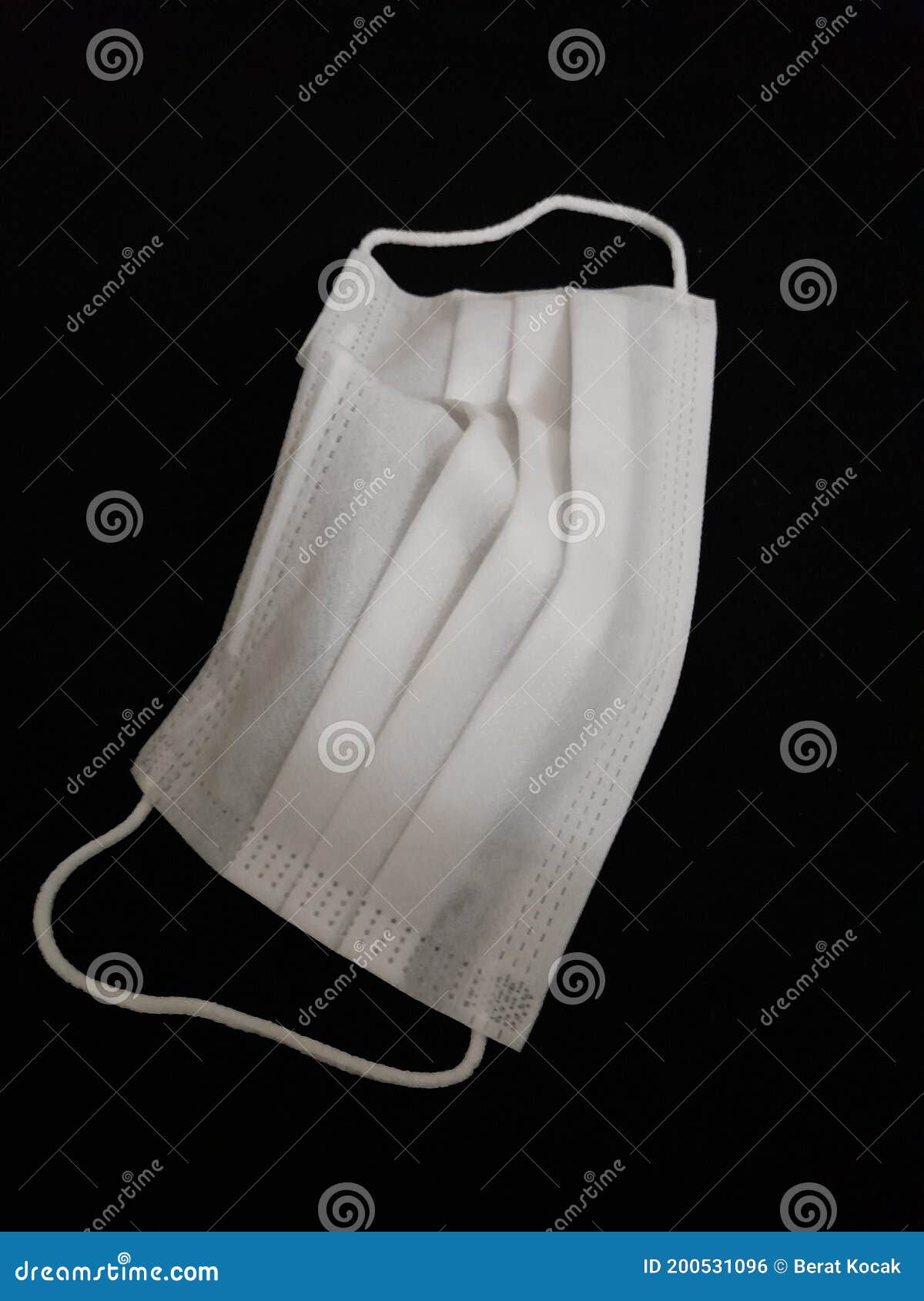 White Mask on Black Background Stock Photo - Image of drawing, design