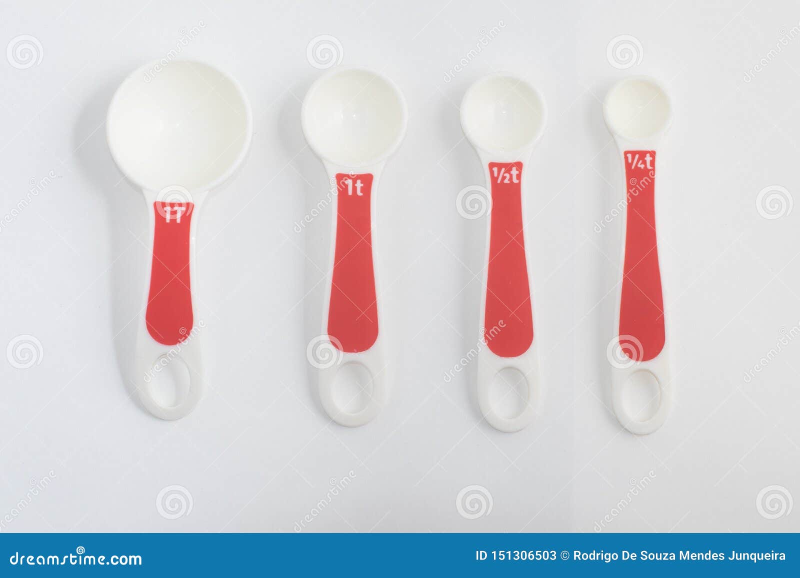 Metal Measuring Spoon Tablespoon Isolated On White Background