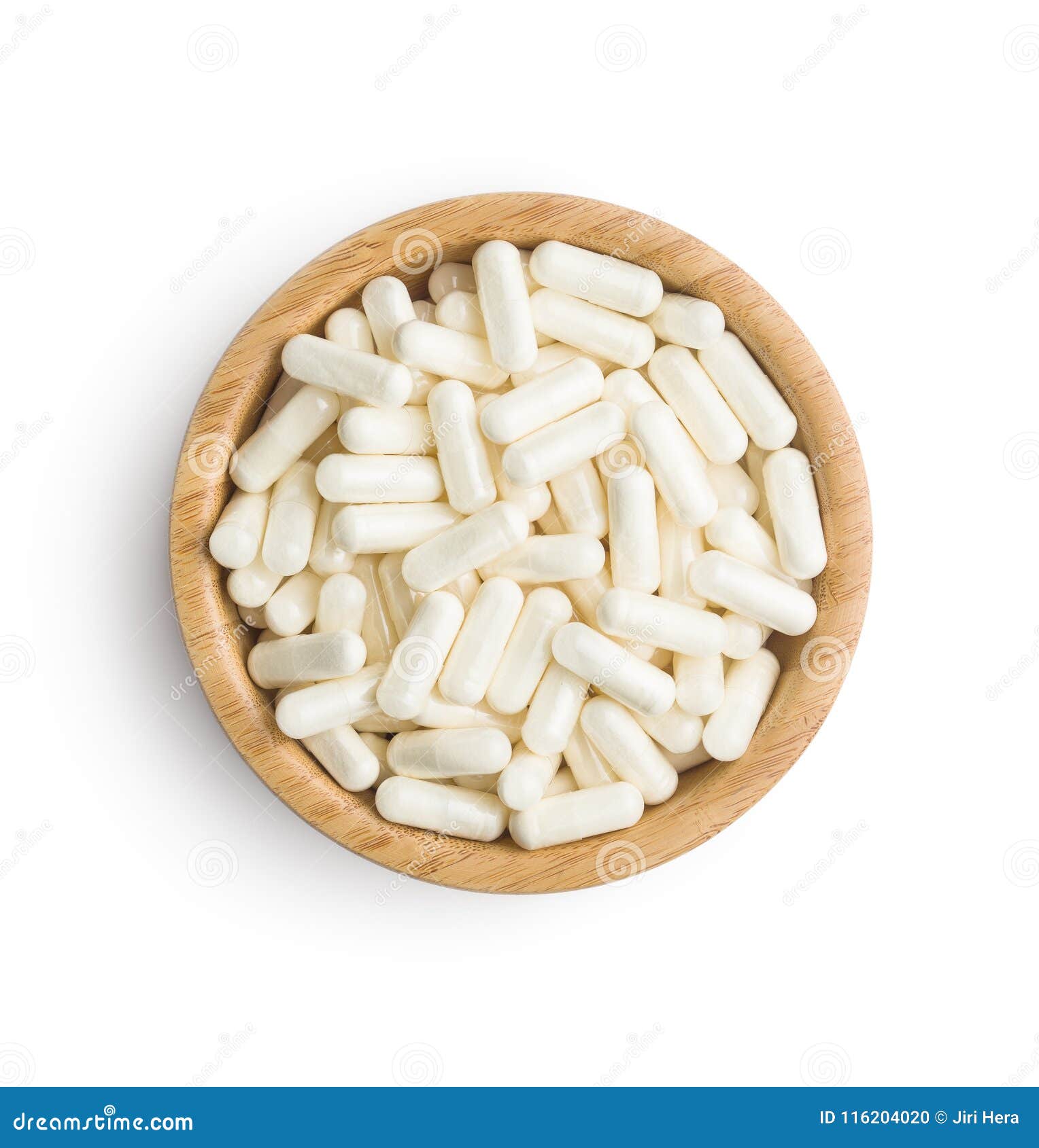 white medicine capsules.