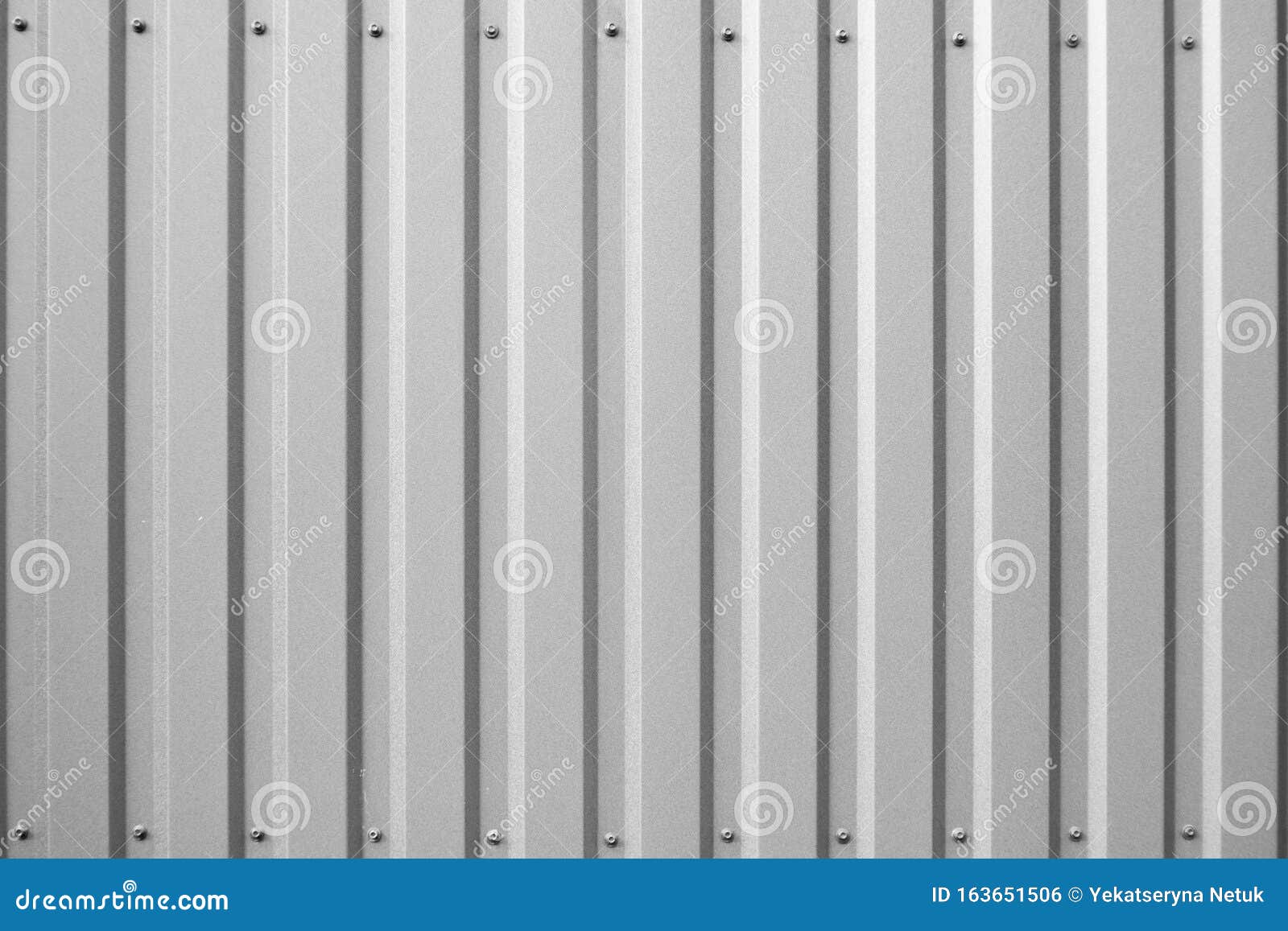 White Metal Plate Wall Texture, Background Seamless Stock Photo Image of aluminum, fence