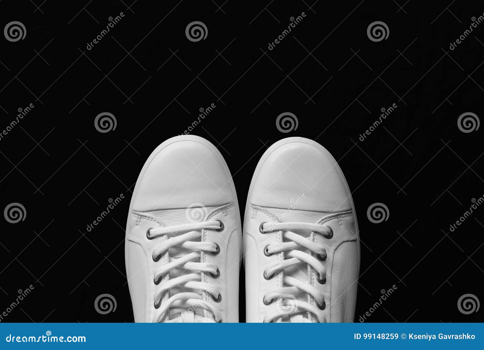 White Modern Shoes. Flat Lay Stock Image Image of simple, object