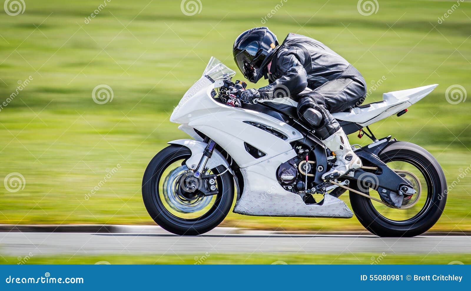 white motorbike