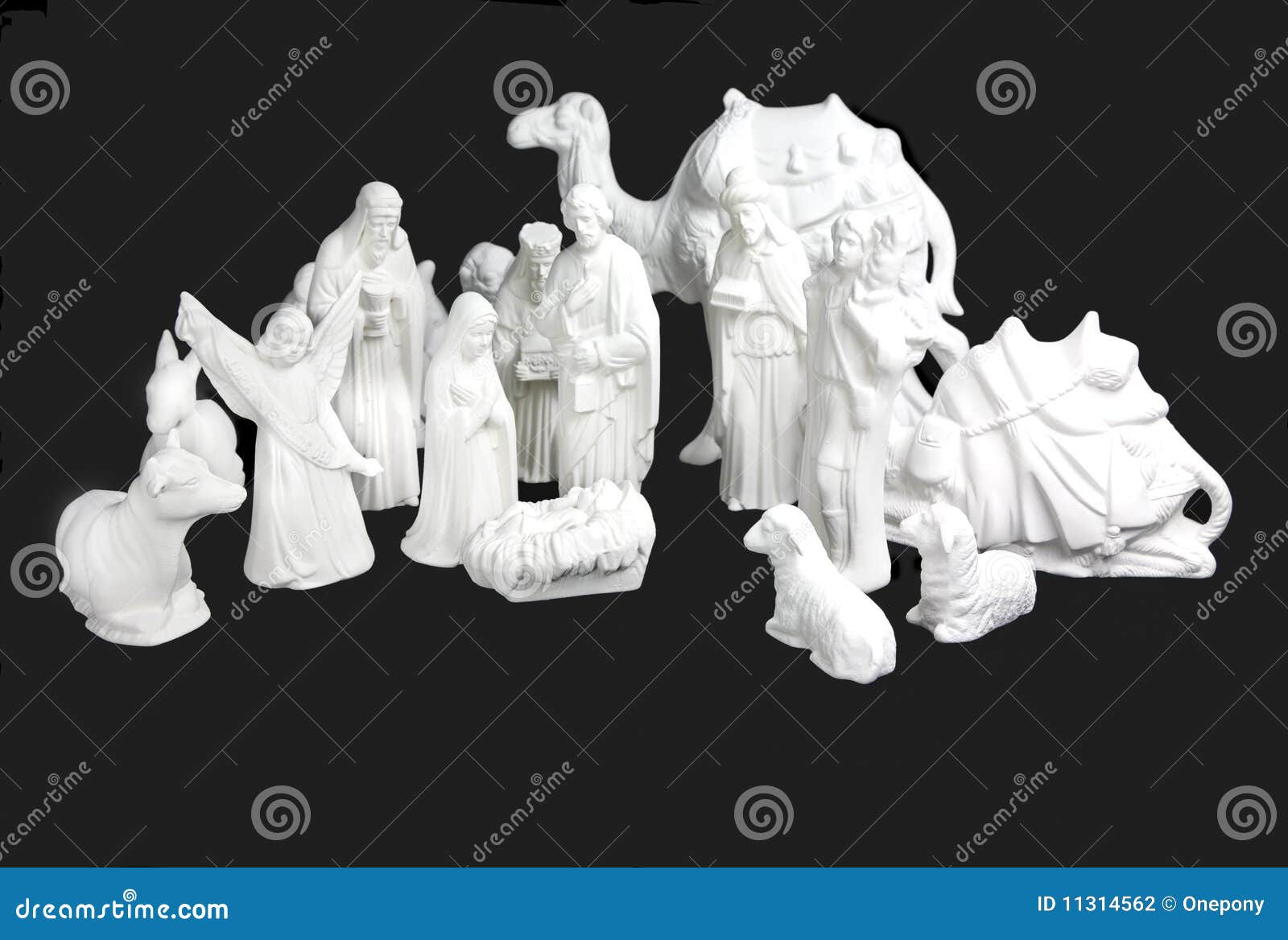White Nativity stock photo. Image of bible, child, gifts 11314562