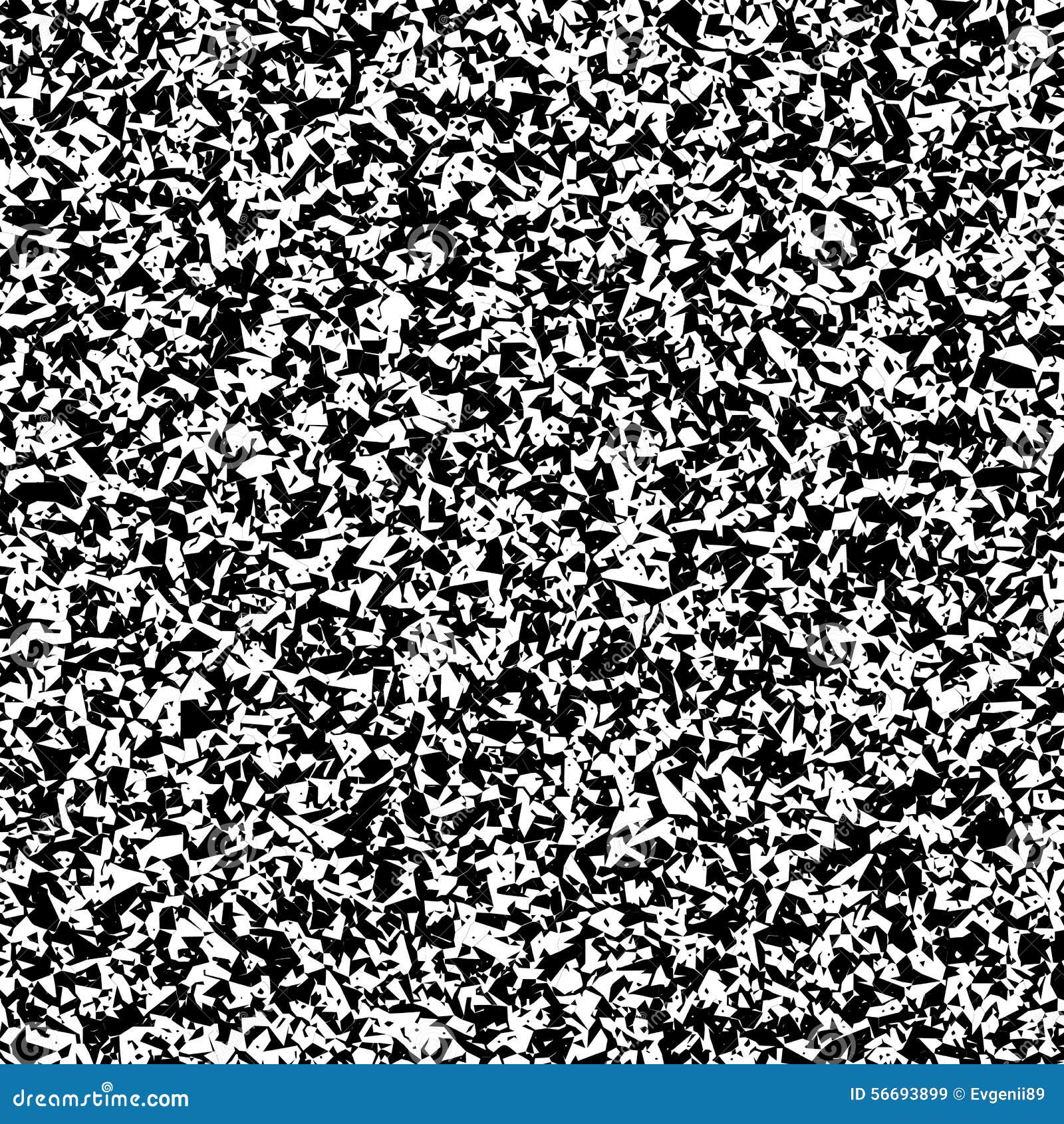 Black and white noise pattern Stock Vector