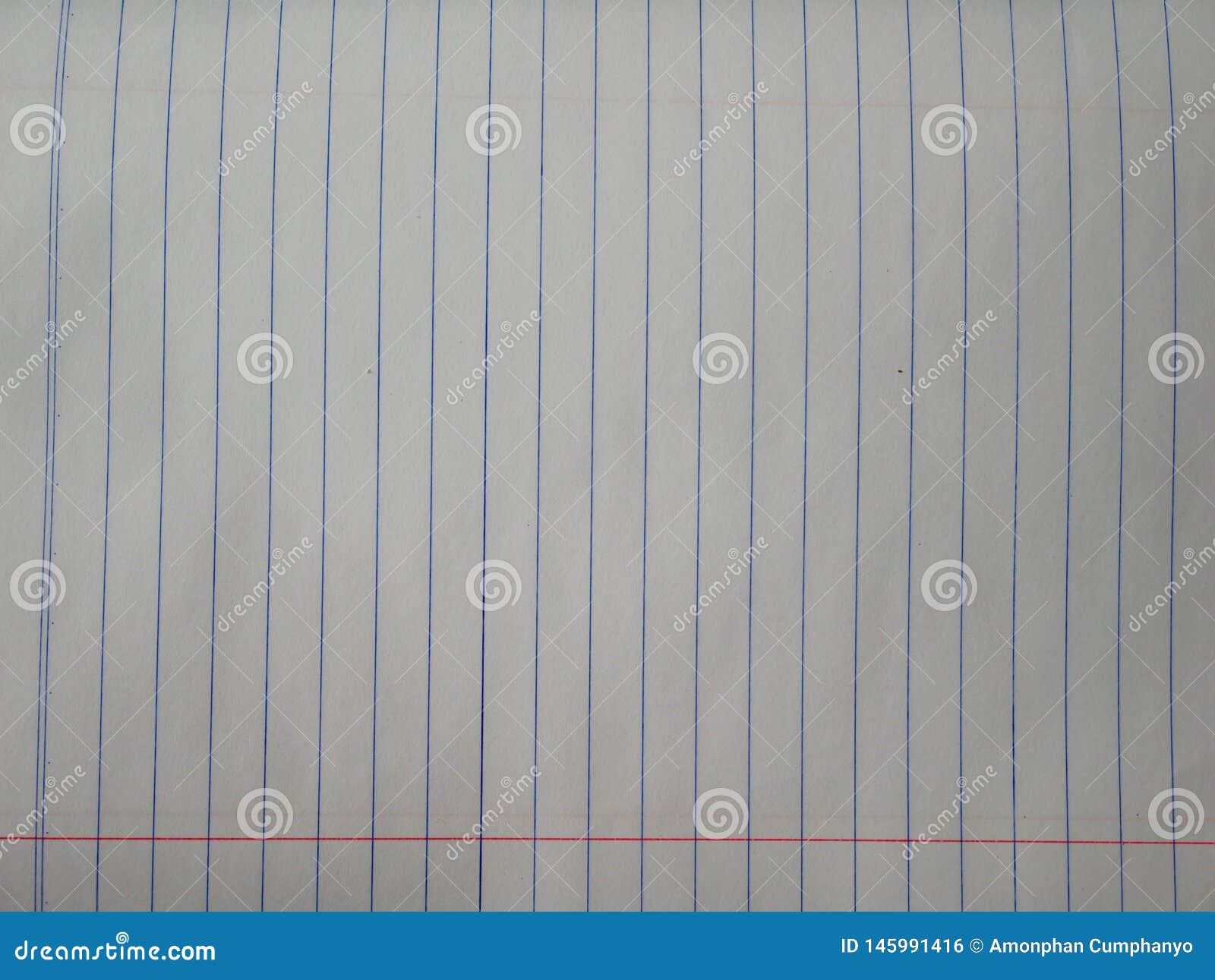 White Note Book Paper with Line. Stock Photo Image of design, dirty
