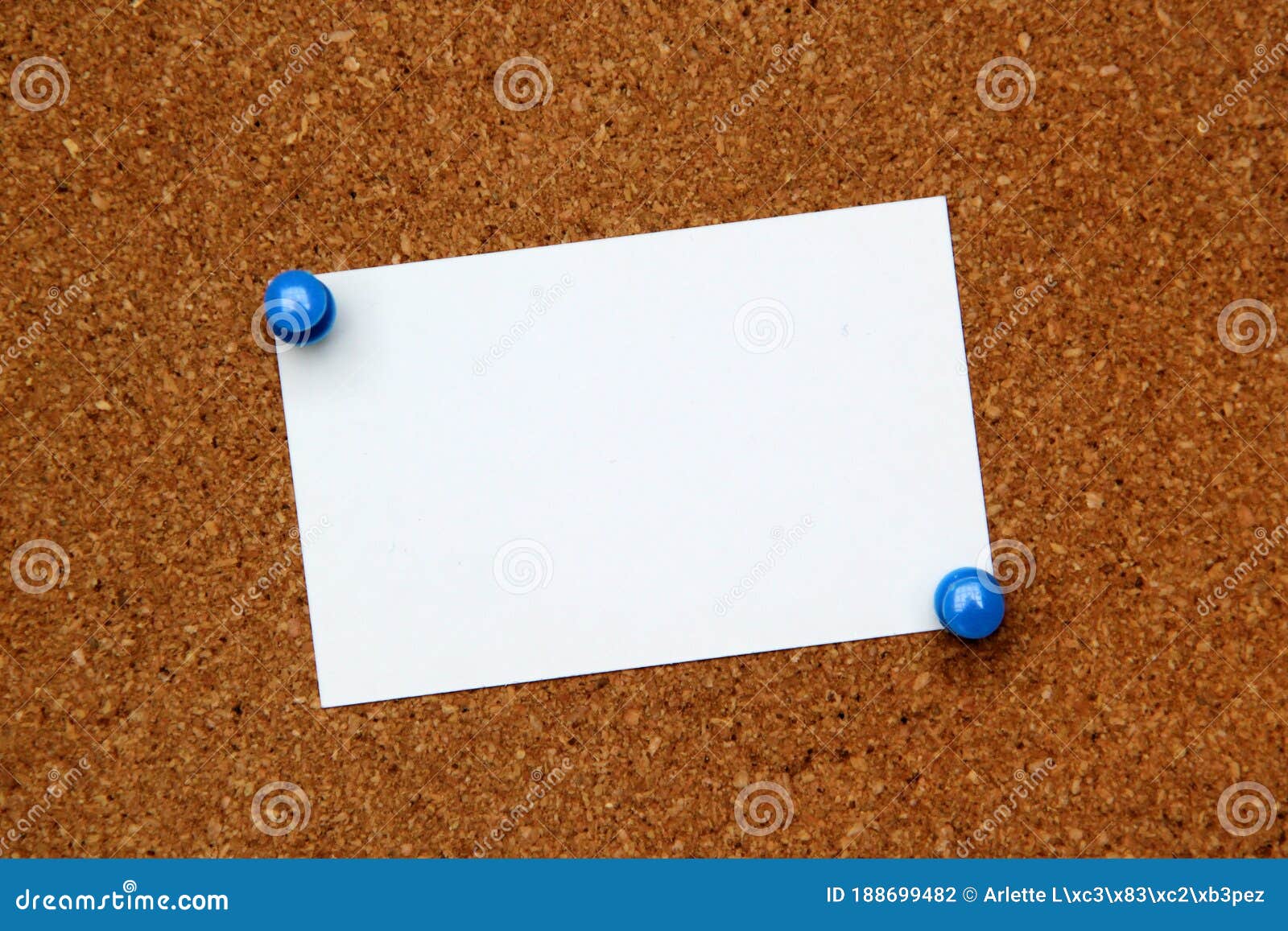 white notes for important messages, motivation and reminder on cork board