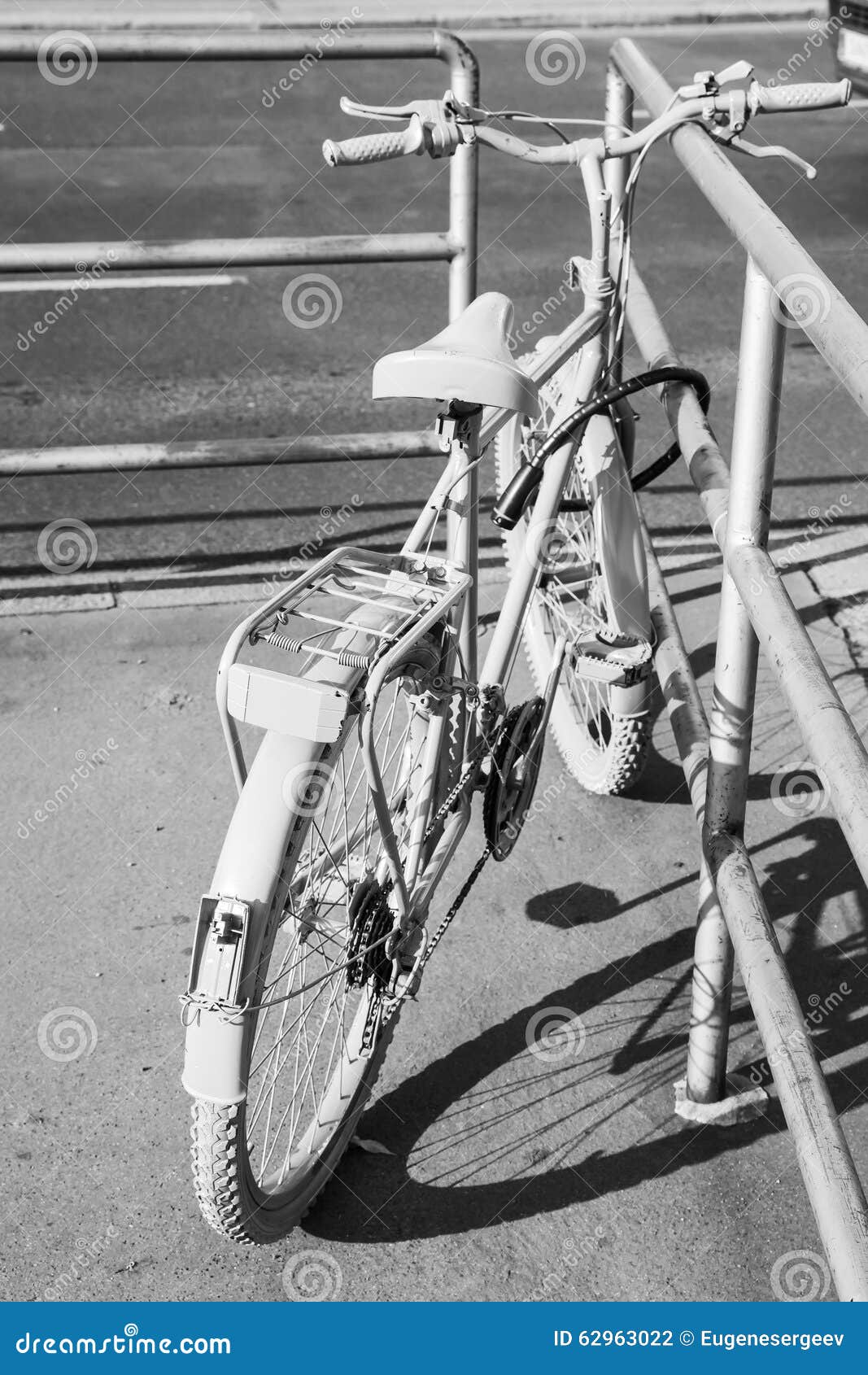 white old style bicycle stands on roadside stock photo image of