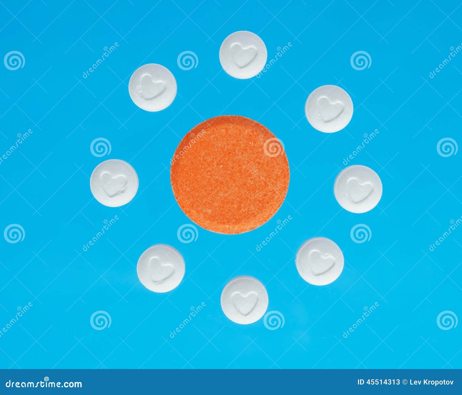 White and orange pills stock image. Image of pharmacy 45514313