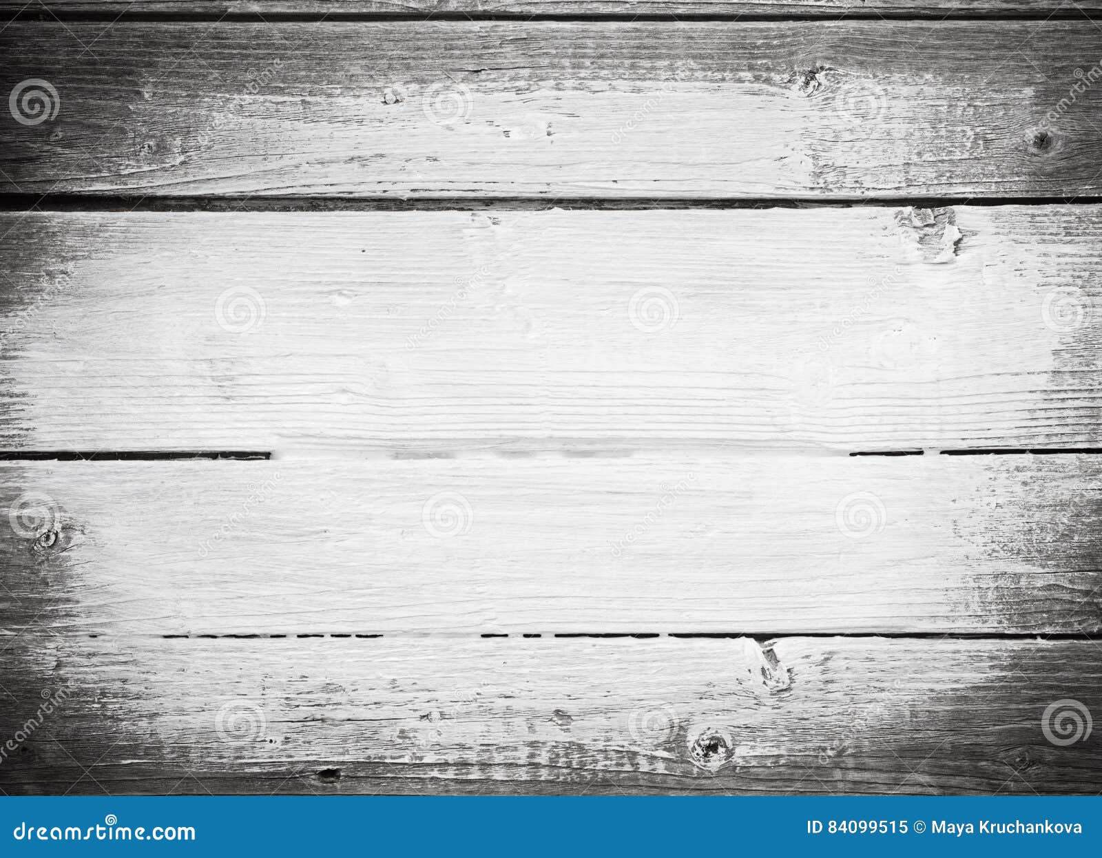 White Paint Brush Strokes on Wooden Plank Stock Image Image of