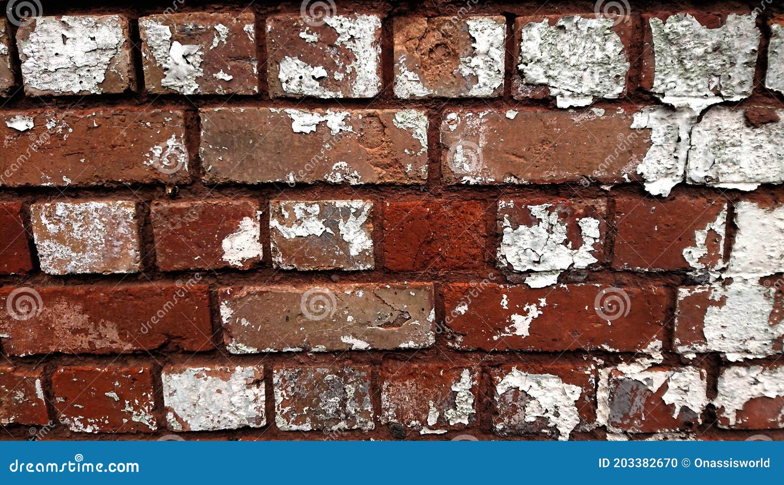 White Paint Red Brick Wall Backgrounds Stock Photo Image of paint
