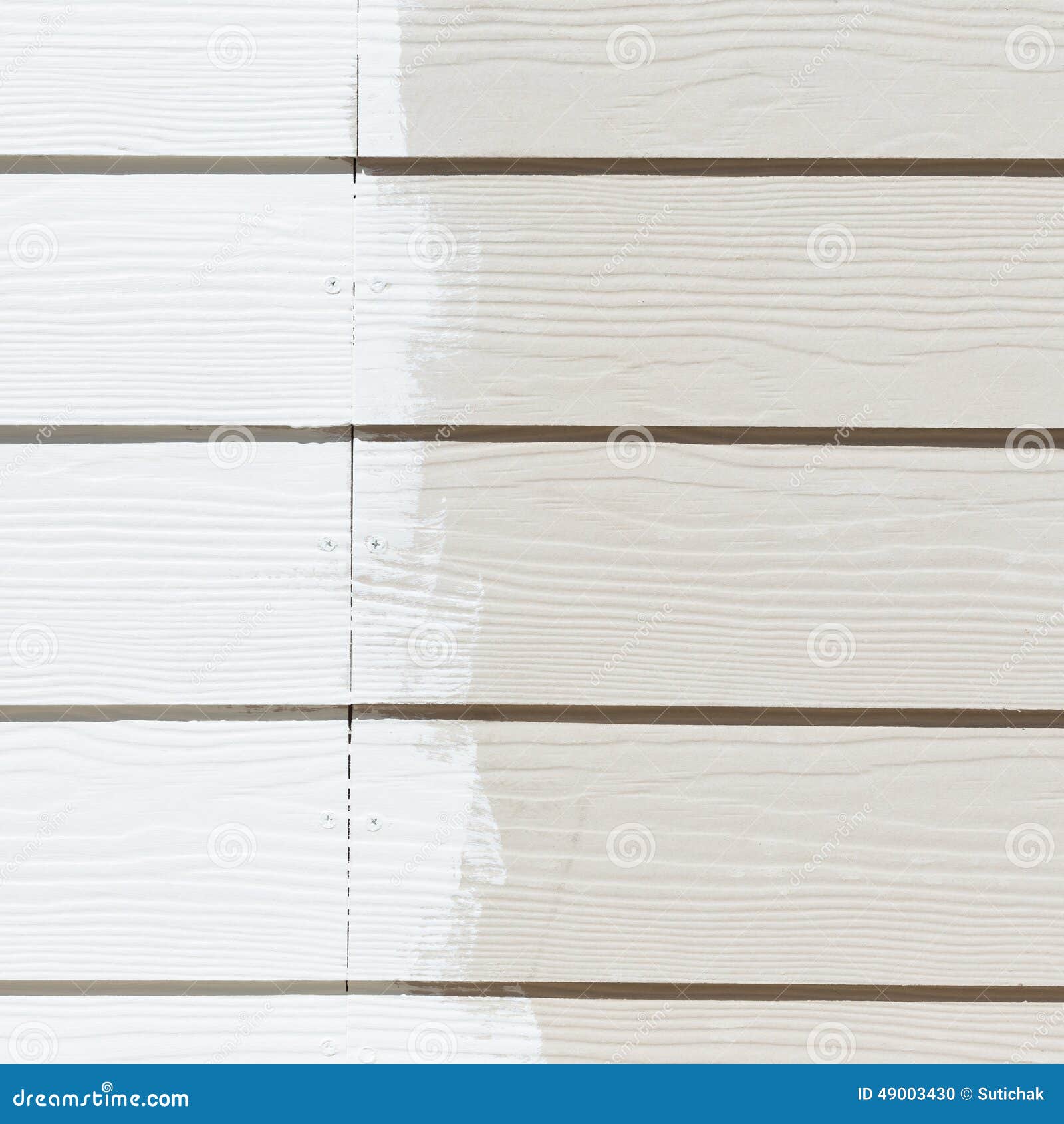 White Paint on Wood Wall Plank Stock Photo Image of floor, painter