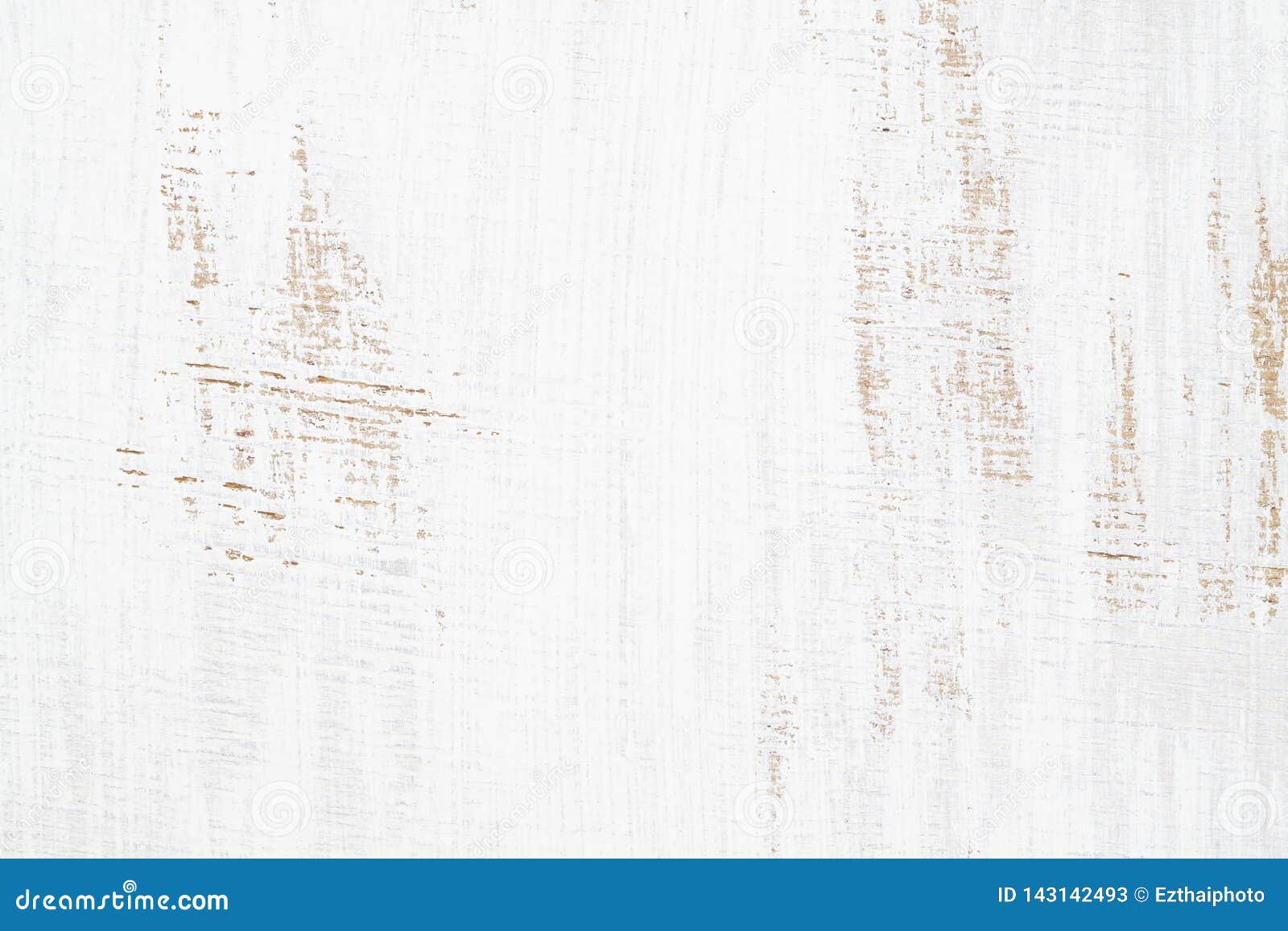 white painted wood texture seamless rusty grunge background, scratched white paint on planks of wood wall