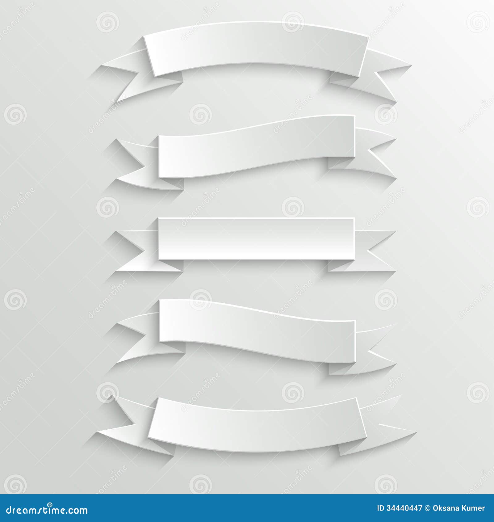 vector sticker award Banners Free Paper And Royalty White Stock Ribbons